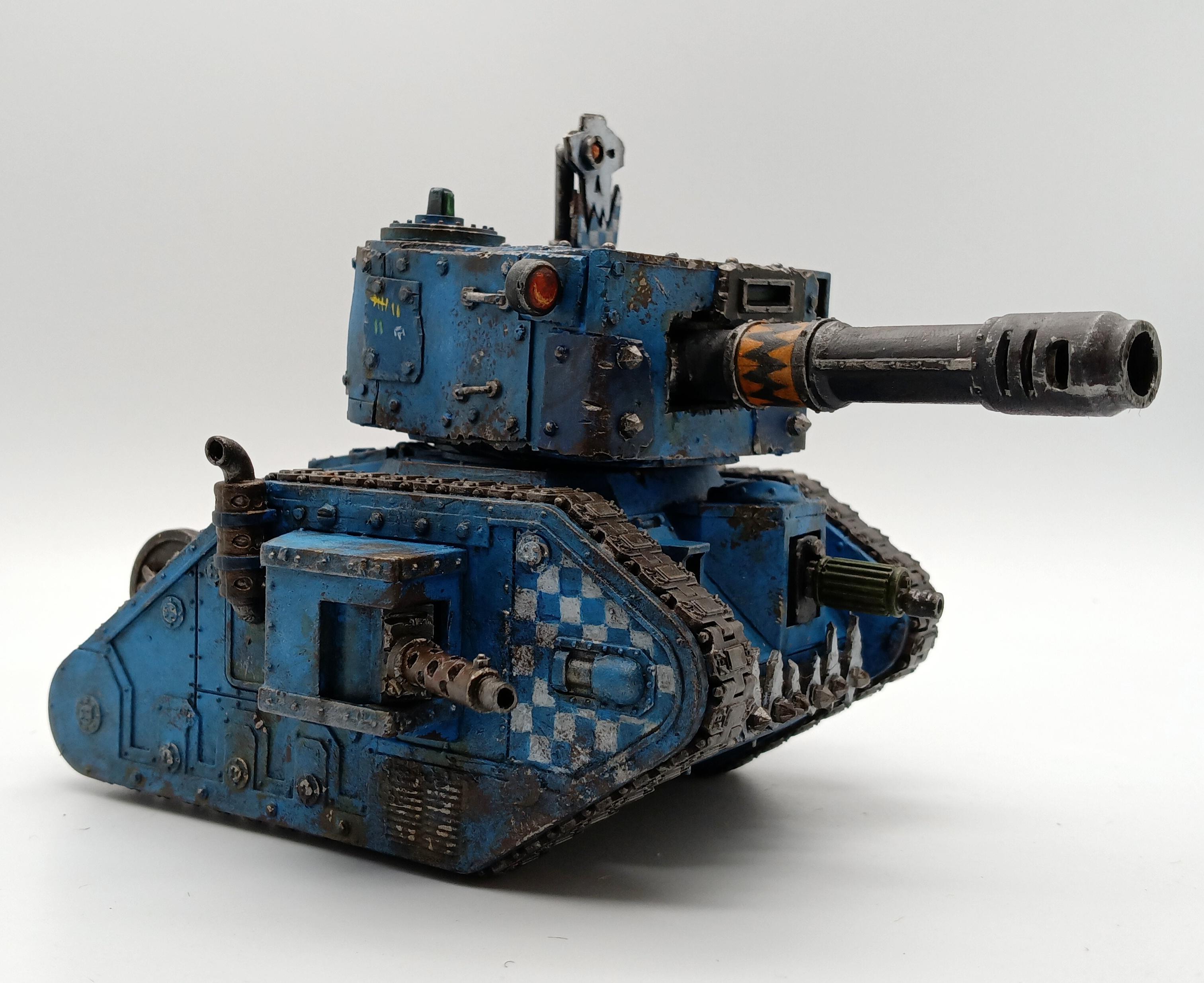 Battlewagon, Conversion, Gunwagon, Leman Russ, Looted, Orks, Tank