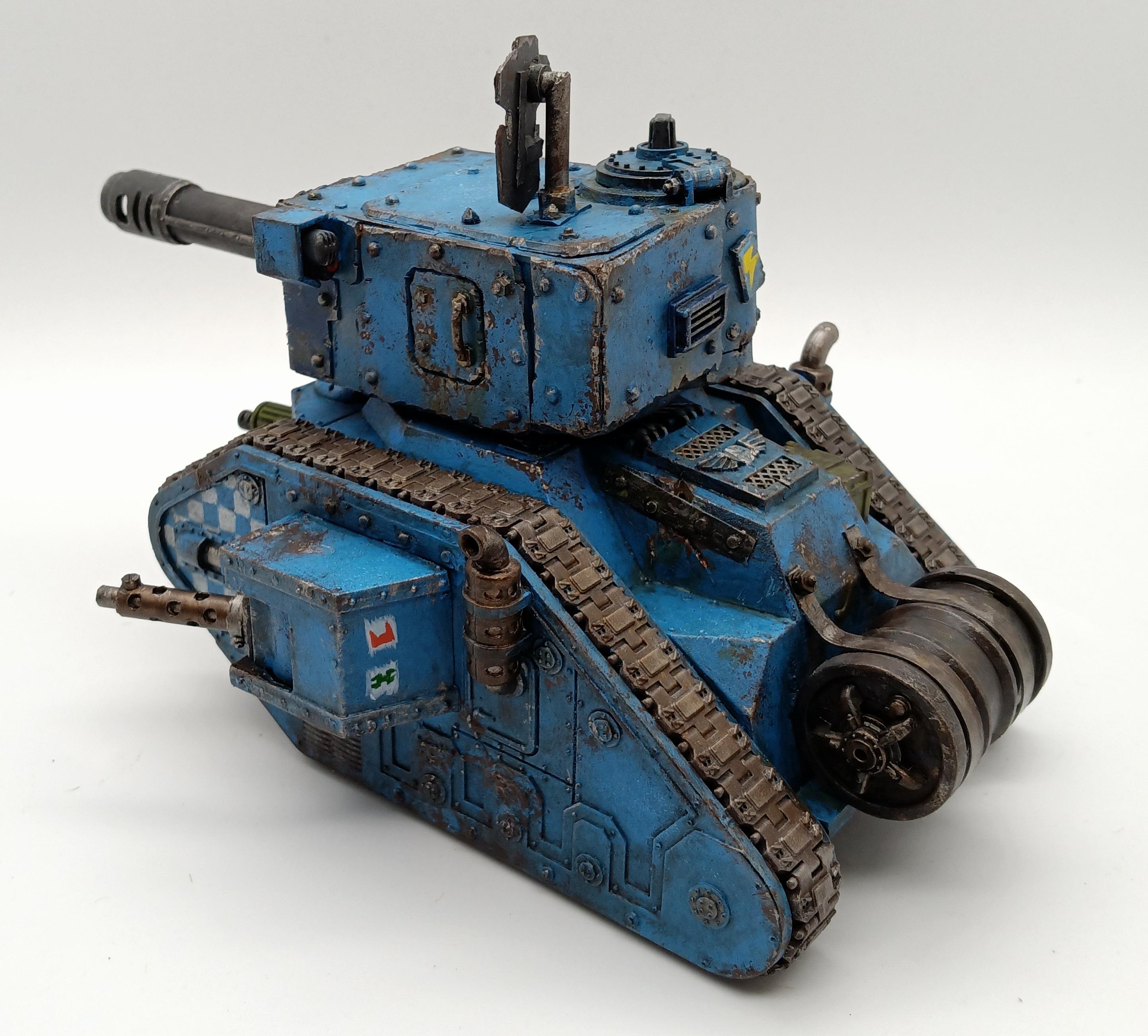 Battlewagon, Conversion, Gunwagon, Leman Russ, Looted, Orks, Tank