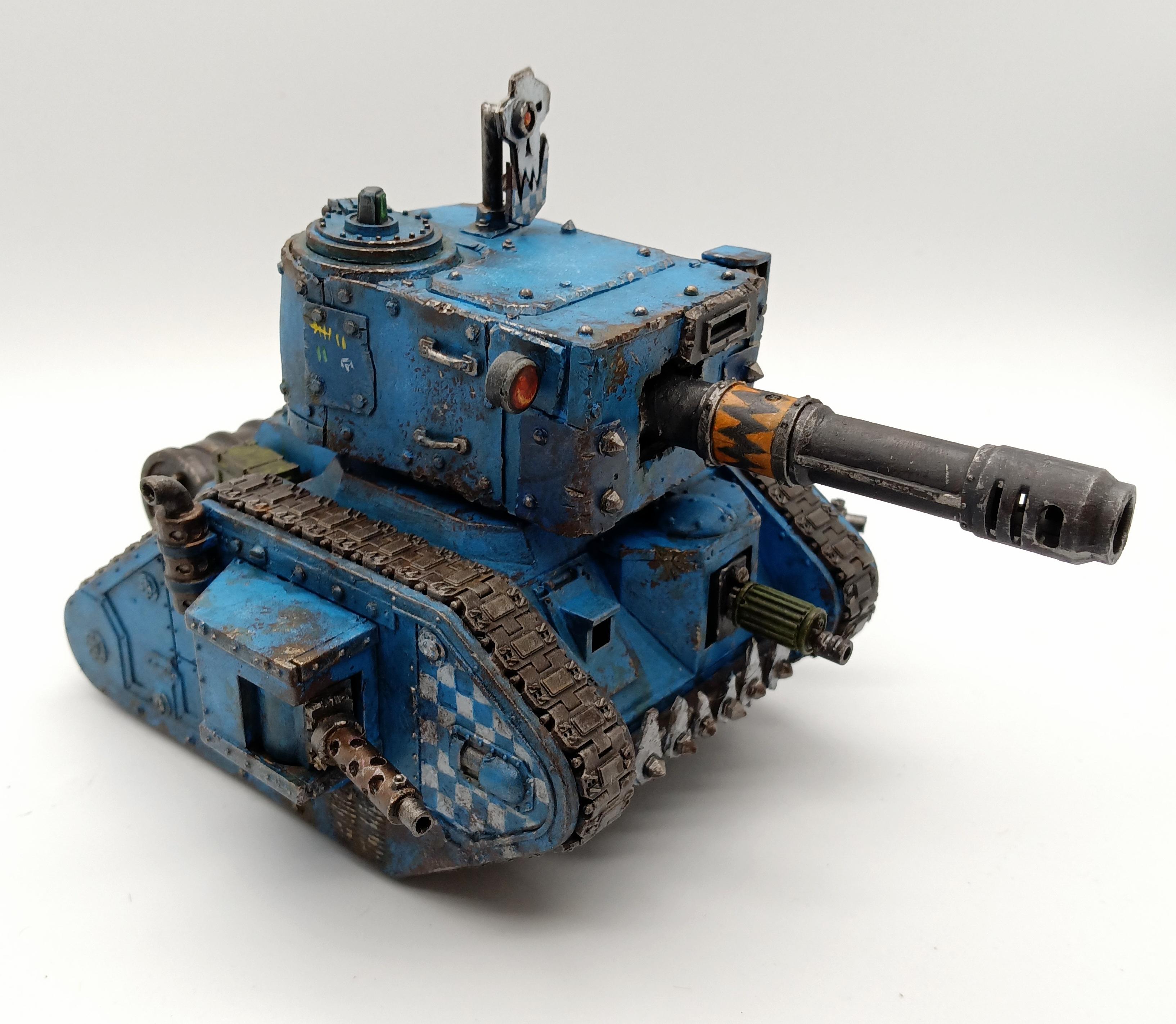 Battlewagon, Conversion, Gunwagon, Leman Russ, Looted, Orks, Tank