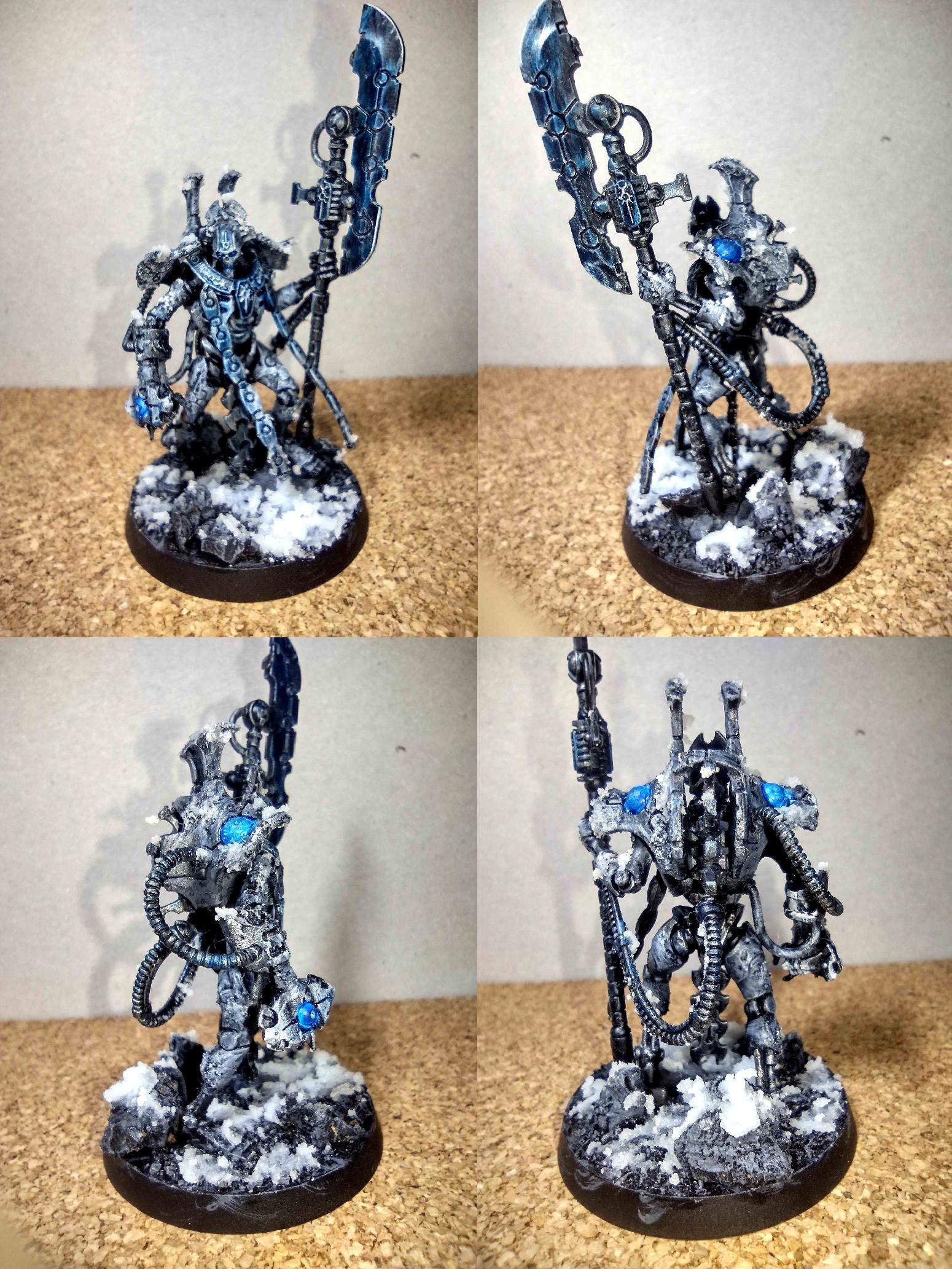 Frost, Ice, Necron Lord, Necrons, Snow, Warhammer Fantasy