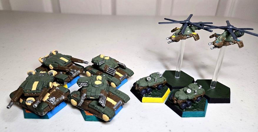 Battletech, Behemoth, Ontos, Skulker, Warriors