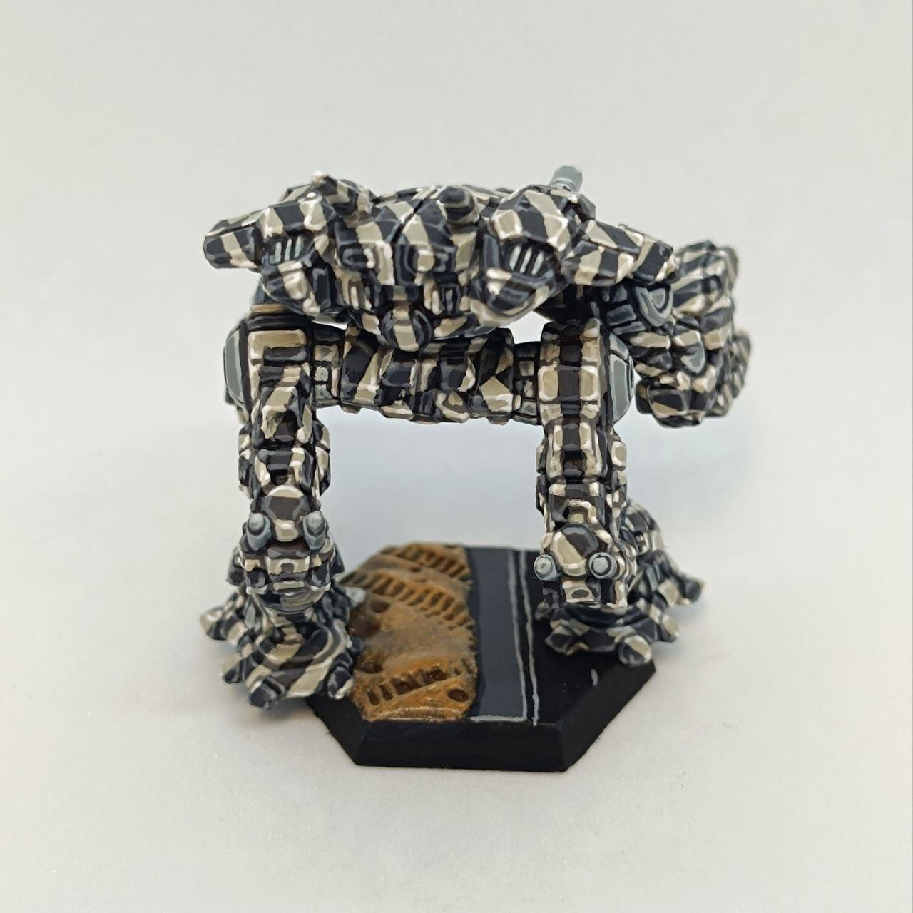2500kgm3, Battlemech, Battletech, Black, Camouflage, City, Citytech, Crab, Dazzle, Diorama, King, King Crab, Mech, Mechwarrior, Terrain, White