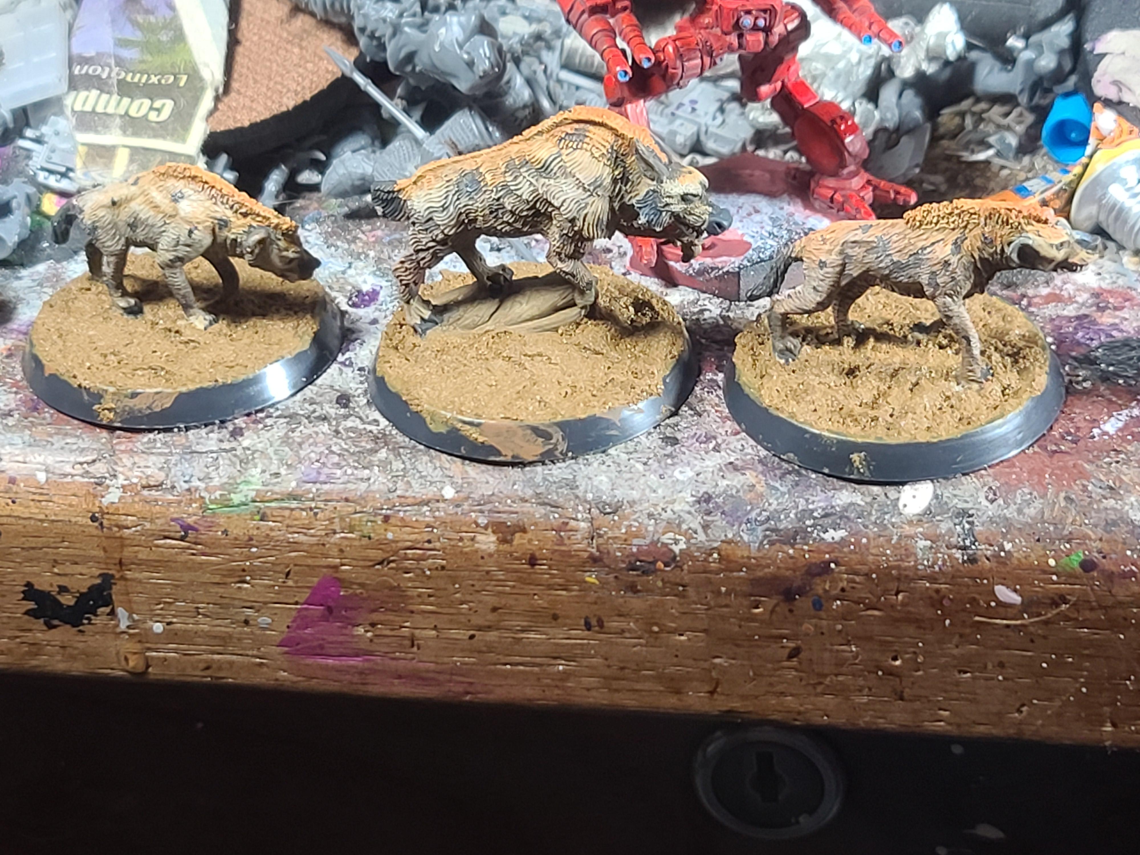 Animal, Hyena, Ral Partha, Reaper Miniatures