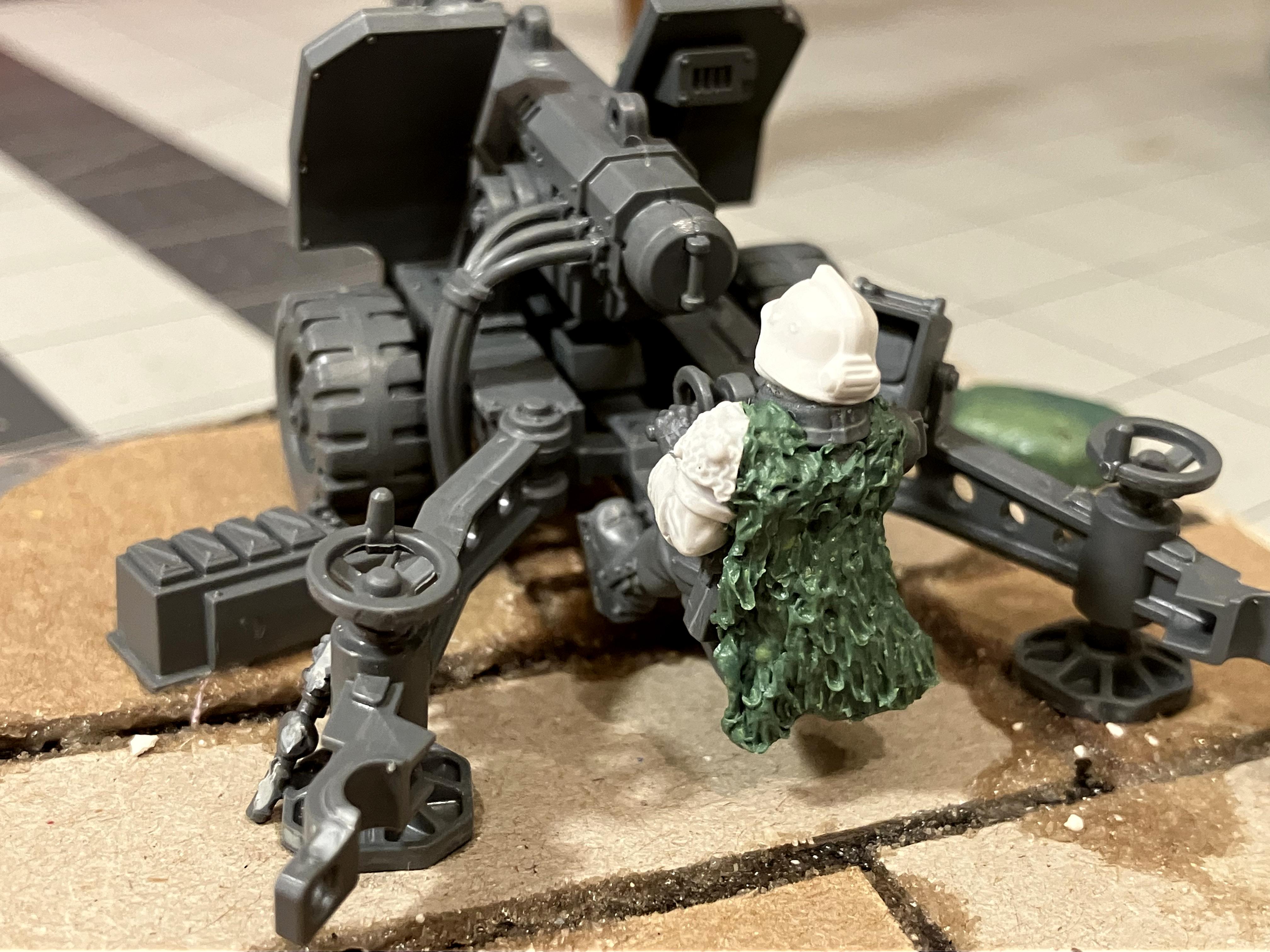 Artillery, Chaos, Greenstuff, Imperial Guard, Kitbash, Renegades, Renegades &amp; Heretics, Sculpting, Work In Progress