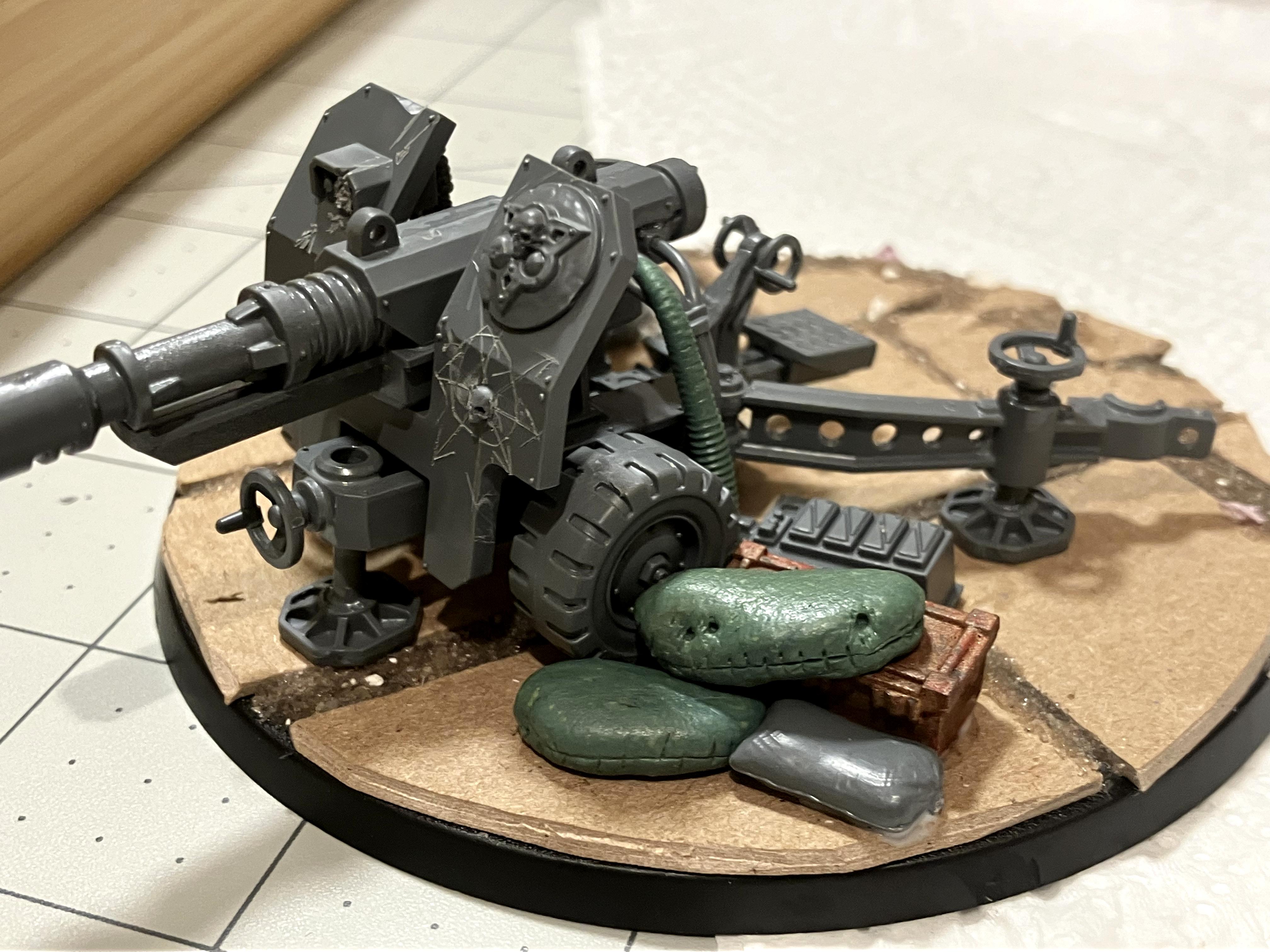 Artillery, Chaos, Greenstuff, Greenstuffing, Imperial Guard, Kitbash, Renegades, Renegades &amp; Heretics, Sculpting, Work In Progress