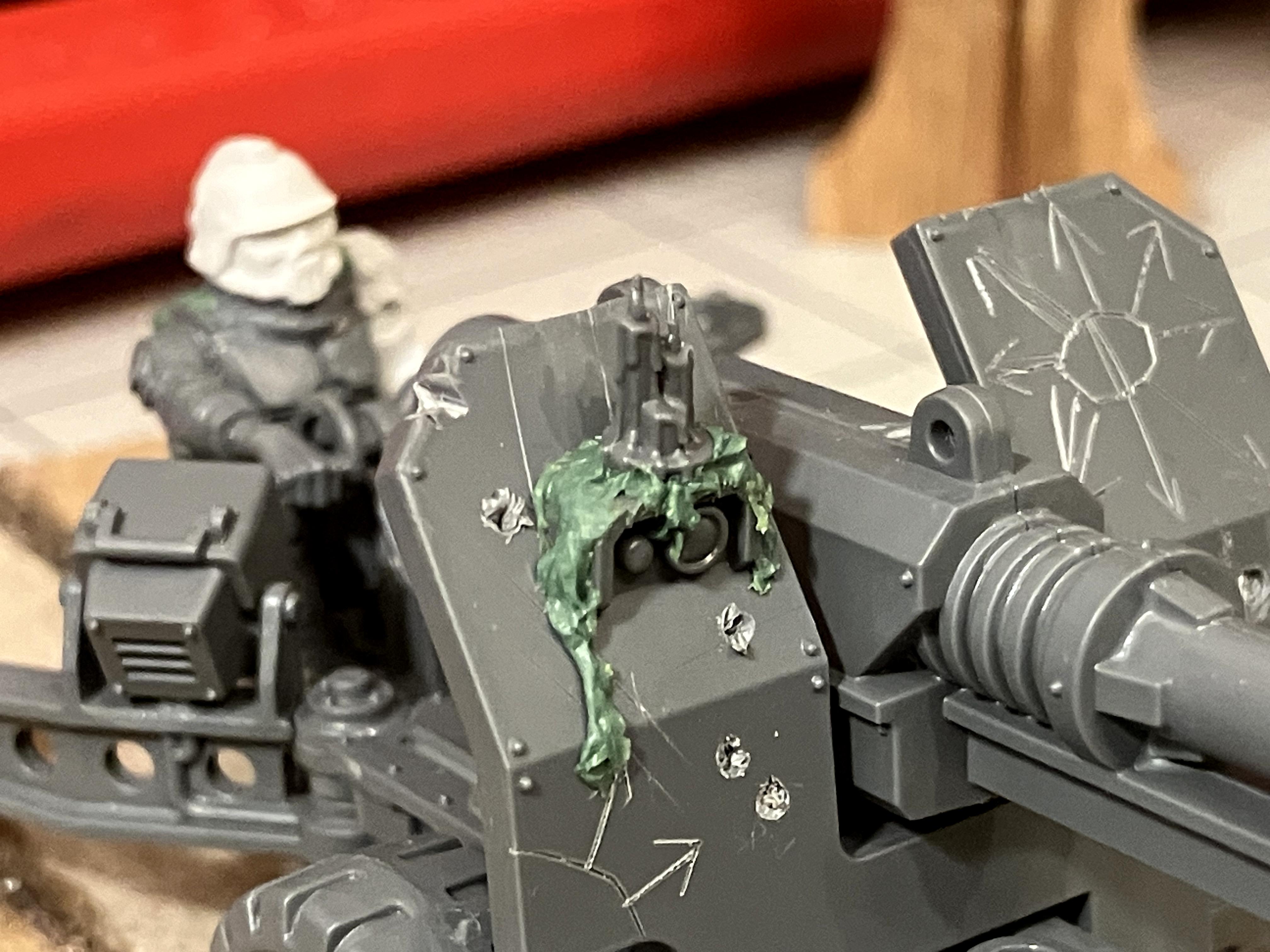 Artillery, Chaos, Greenstuff, Imperial Guard, Kitbash, Renegades, Renegades &amp; Heretics, Sculpting, Work In Progress