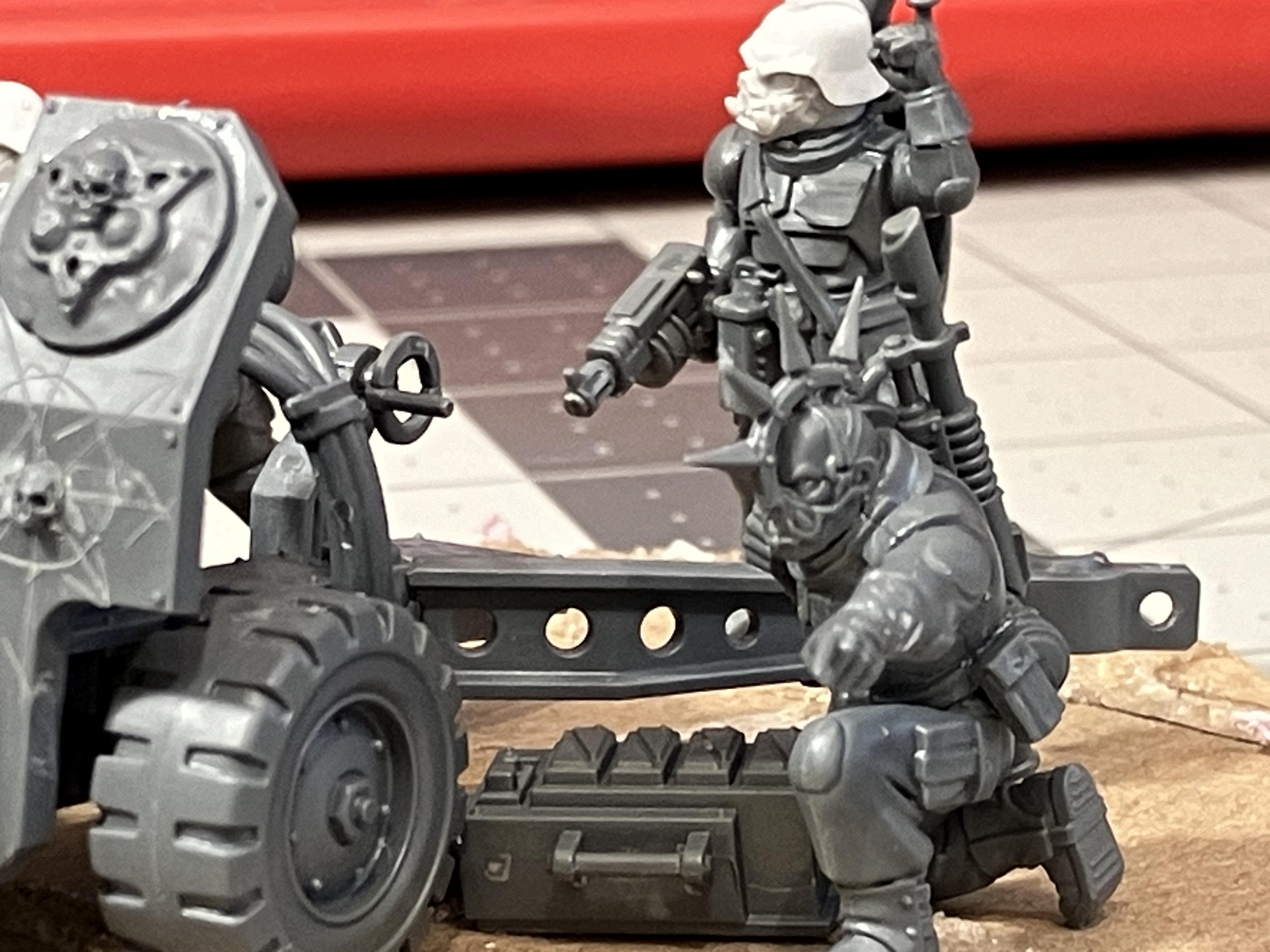 Artillery, Chaos, Greenstuff, Imperial Guard, Kitbash, Renegades, Renegades &amp; Heretics, Sculpting, Work In Progress