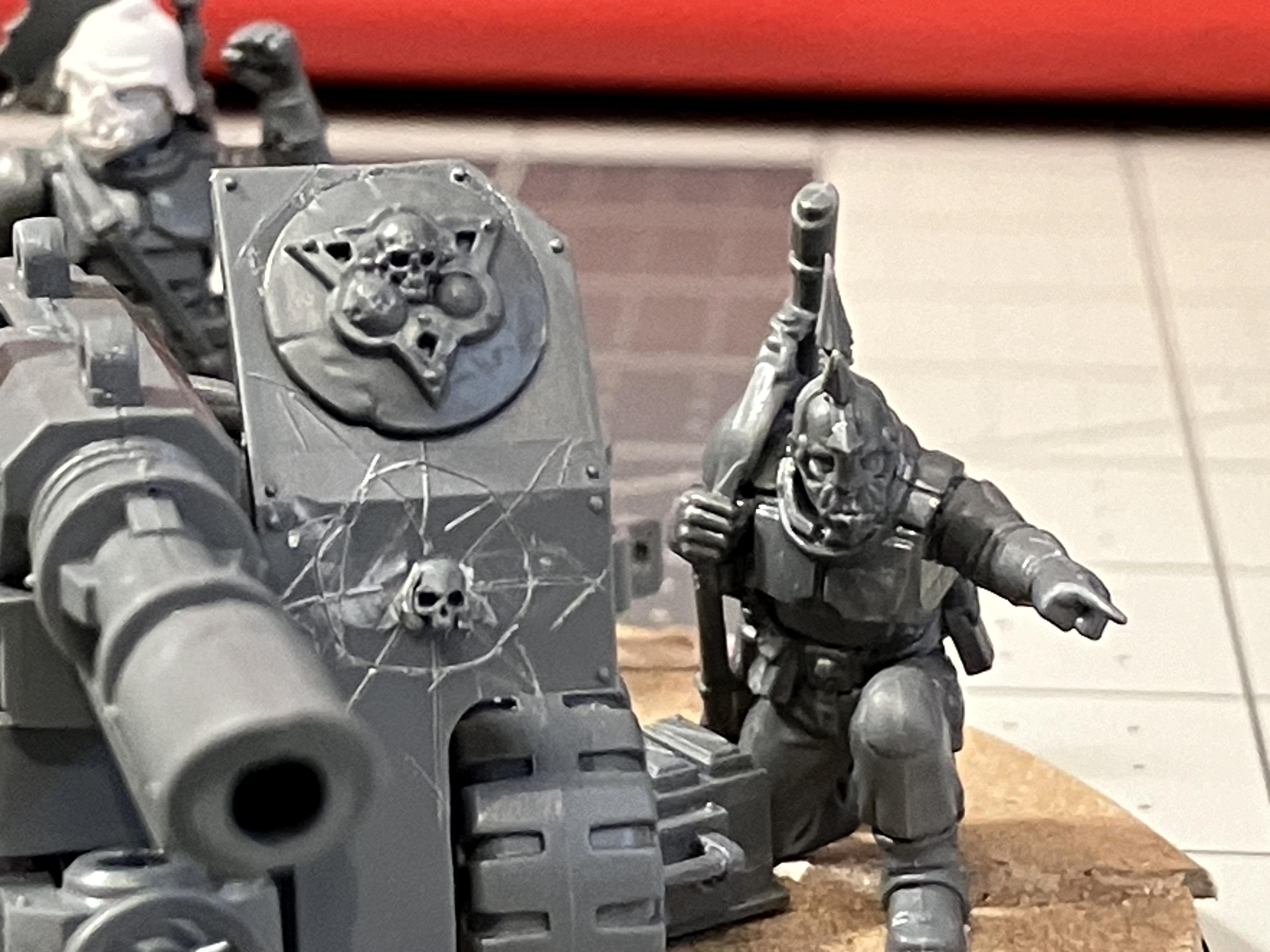 Artillery, Chaos, Greenstuff, Imperial Guard, Kitbash, Renegades, Renegades &amp; Heretics, Sculpting, Work In Progress
