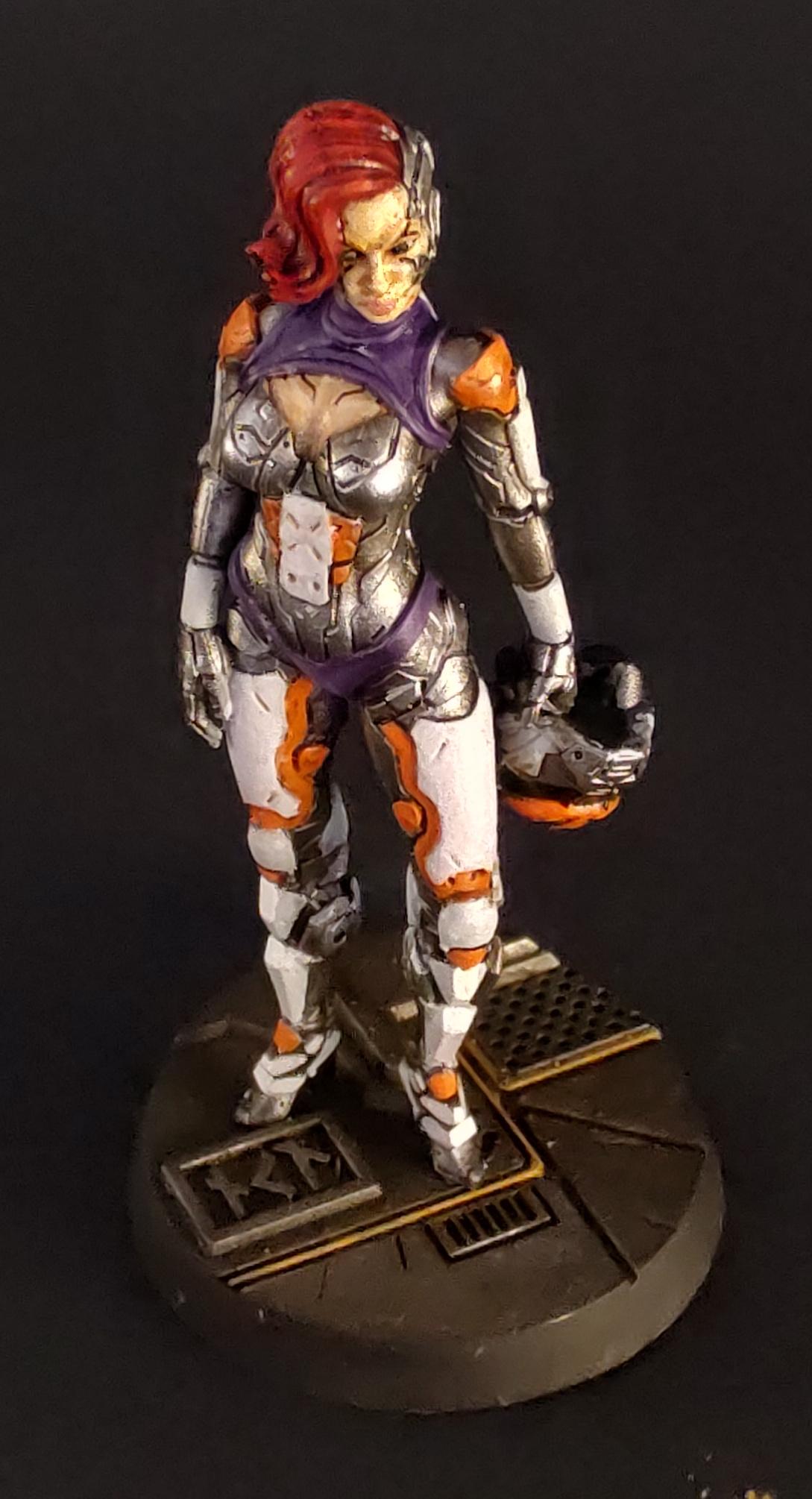 Cyberpunk, Cyborg, Female, Robot