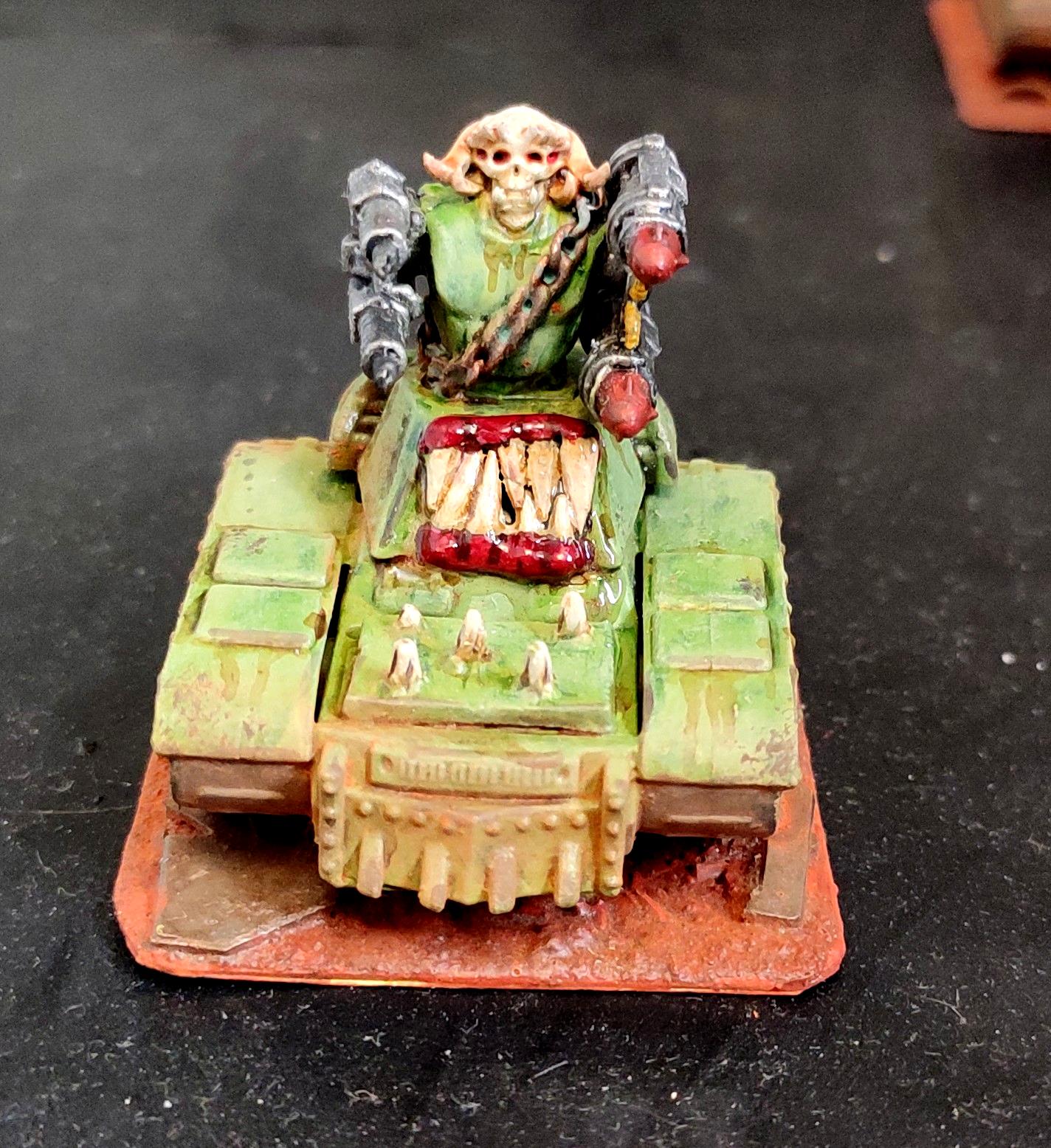 Armored Vehicle, Bronekorpus, Conversion, Cyborg, Doom, Dozer Blade, From Russia, Heavy Support, Heavy Weapon, Kitbash, Maw, Possessed, Scratch Build, Skull, Tank, Technolog, Tehnolog