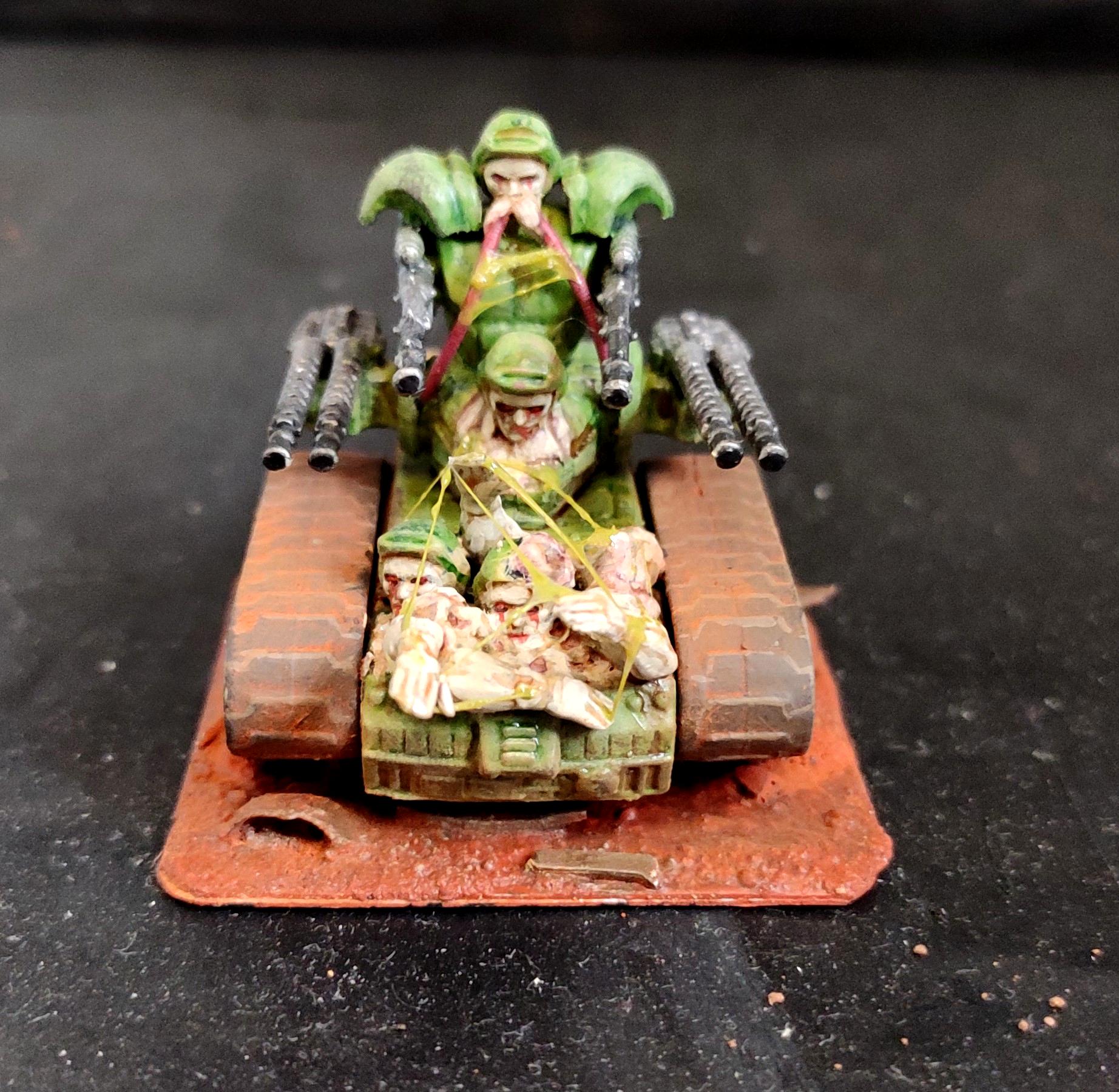 Armored Vehicle, Bronekorpus, Conversion, Cyborg, Doom, From Russia, Heavy Support, Heavy Weapon, Kitbash, Machine Gun, Possessed, Scratch Build, Slime, Tank, Technolog, Tehnolog