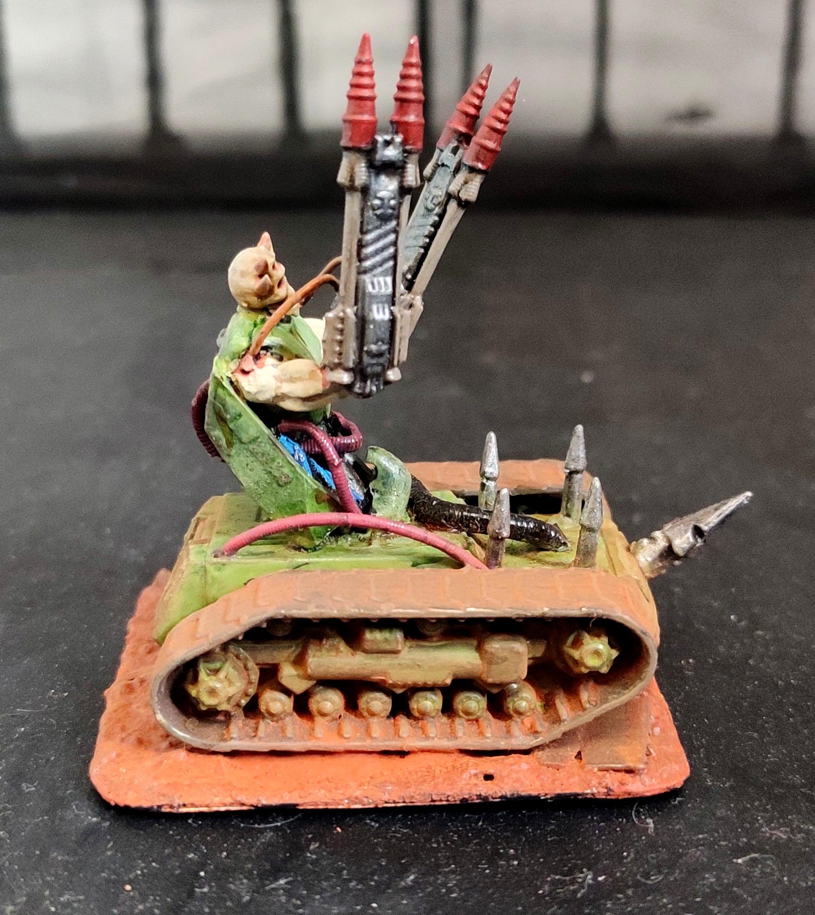 Armored Vehicle, Bronekorpus, Conversion, Cyborg, Doom, From Russia, Heavy Support, Heavy Weapon, Kitbash, Possessed, Rocket Launcher, Scratch Build, Skull, Spikes, Tank, Technolog, Tehnolog