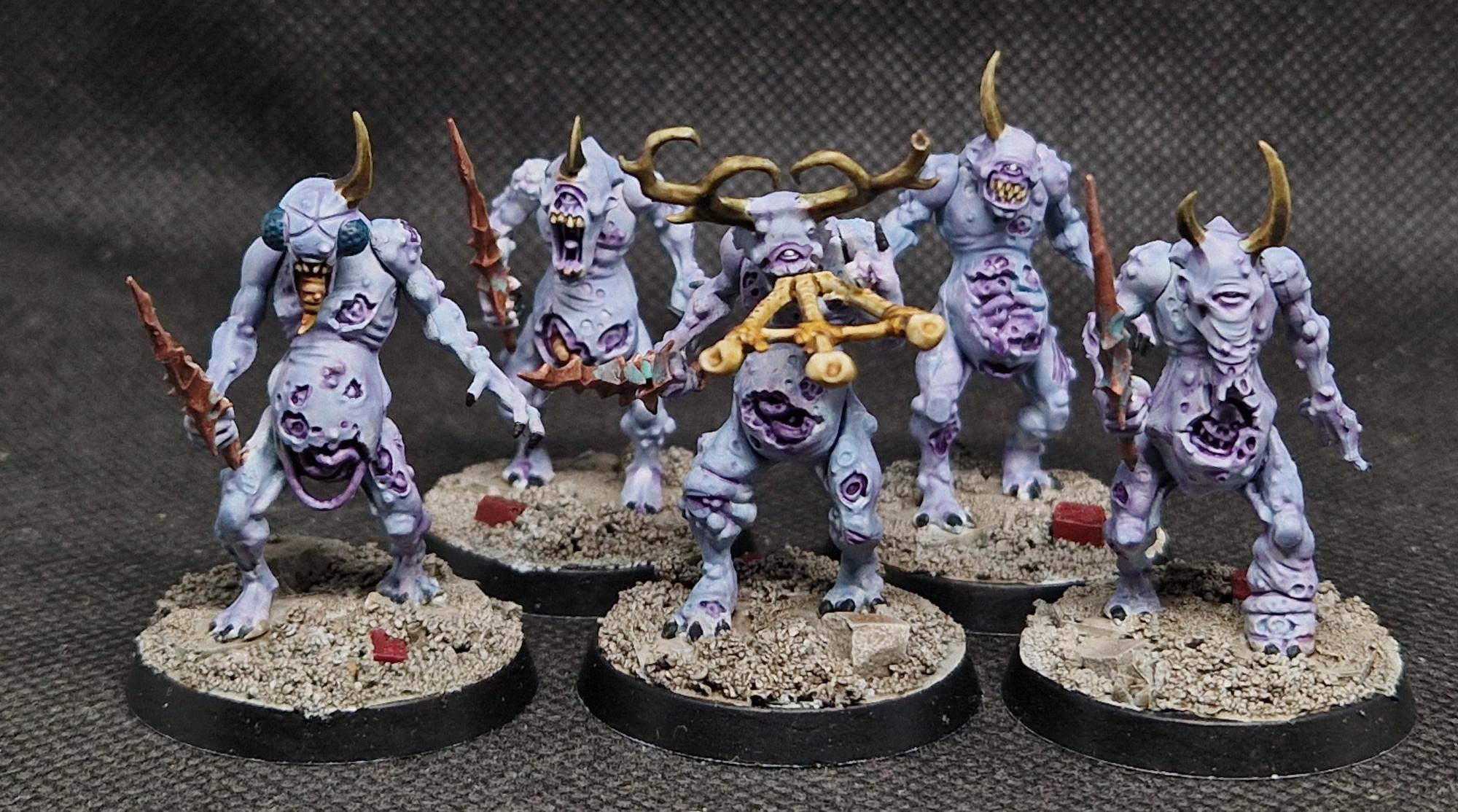 Daemons, Nurgle, Sickly Pallor of Decay Plaguebearers - Group B