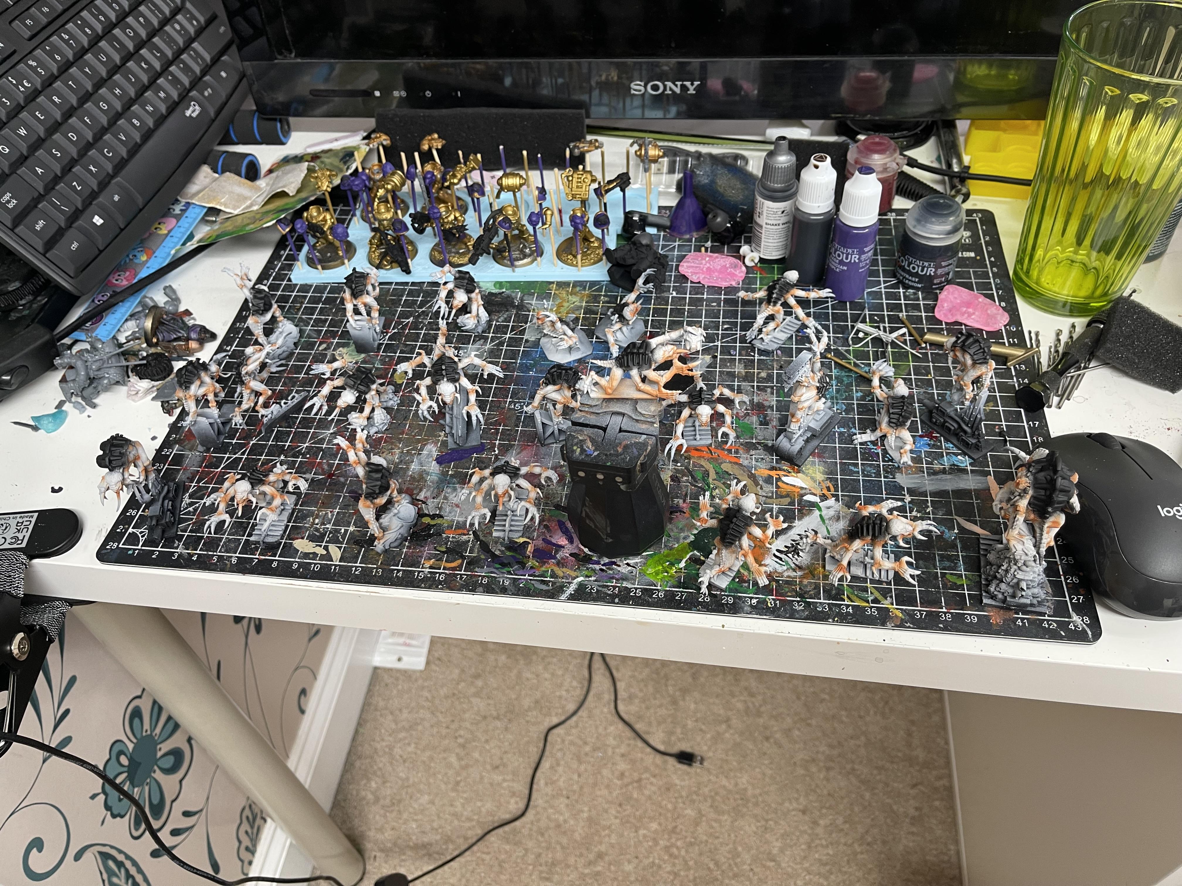 Genestealer, Space Hulk, Warhammer 40,000, Work In Progress