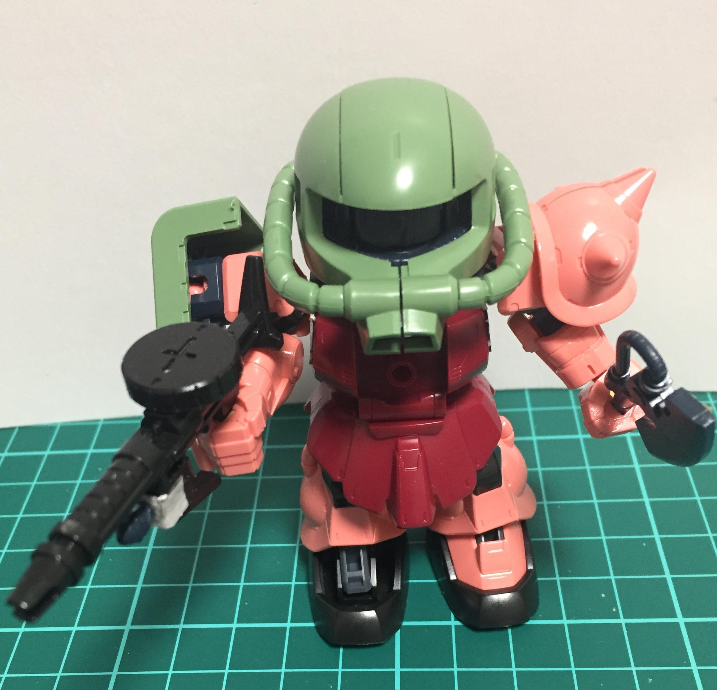 Chibi, Gunpla, Kitbash, Sd, Work In Progress, Zaku