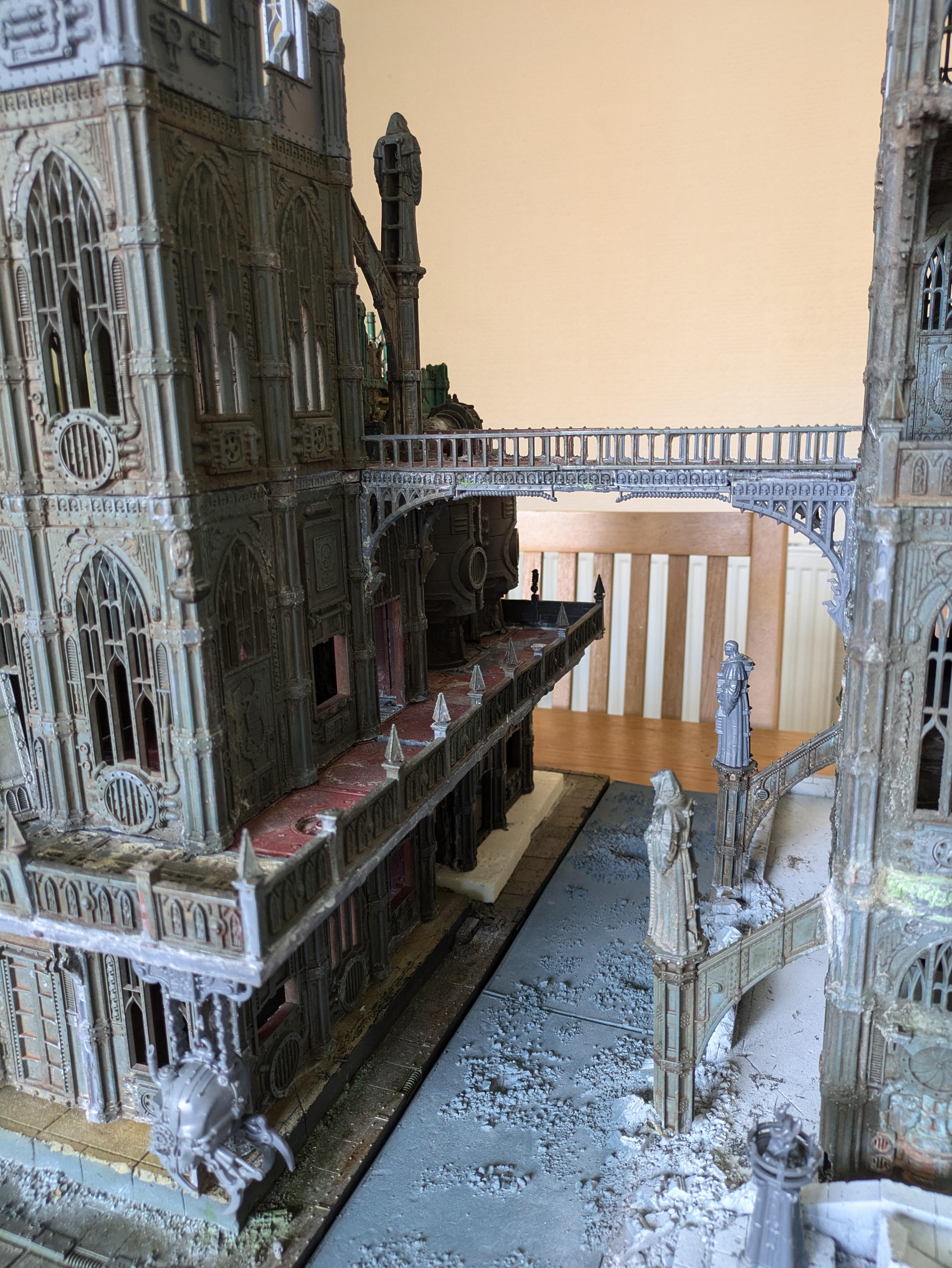 City, Gothic, Huge, Terrain