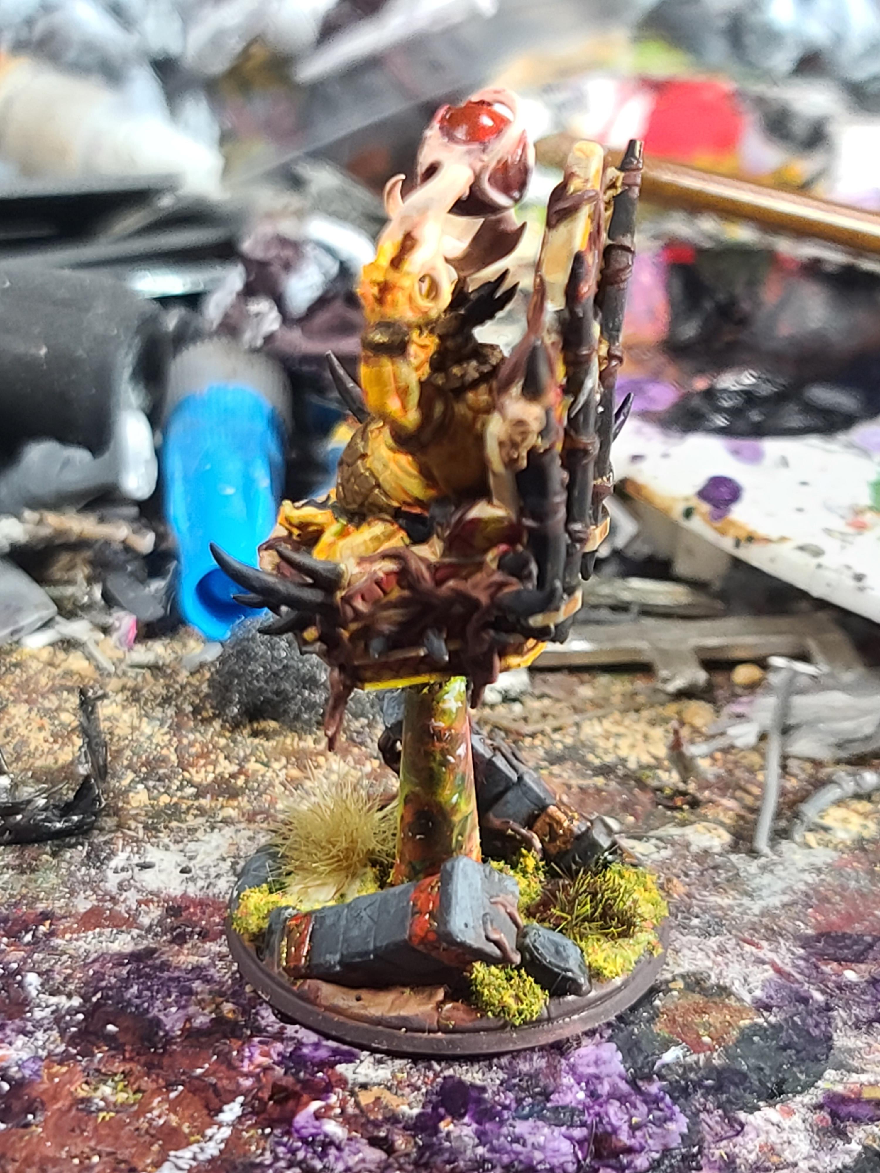 10mm, Artisans Guild, Lizard King Gurunda, Lizardmen, Mgs Miniatures, Slann Mage Priest, Warmaster, Warmaster Revolution
