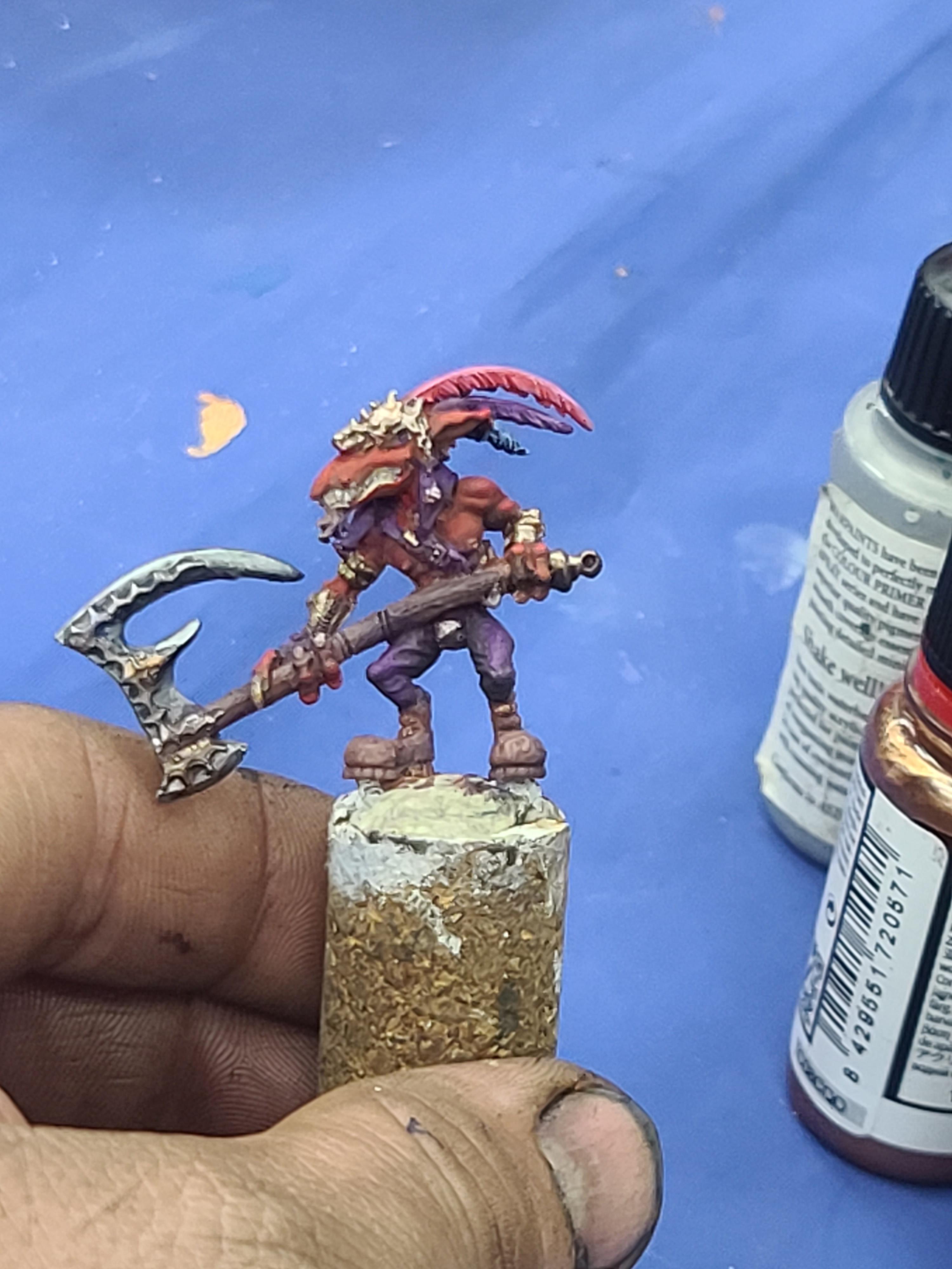 28mm, Big Axe, Dungeons And Dragons, Ironwind Metals, Ral Partha, Warhammer Fantasy, Weird Creature
