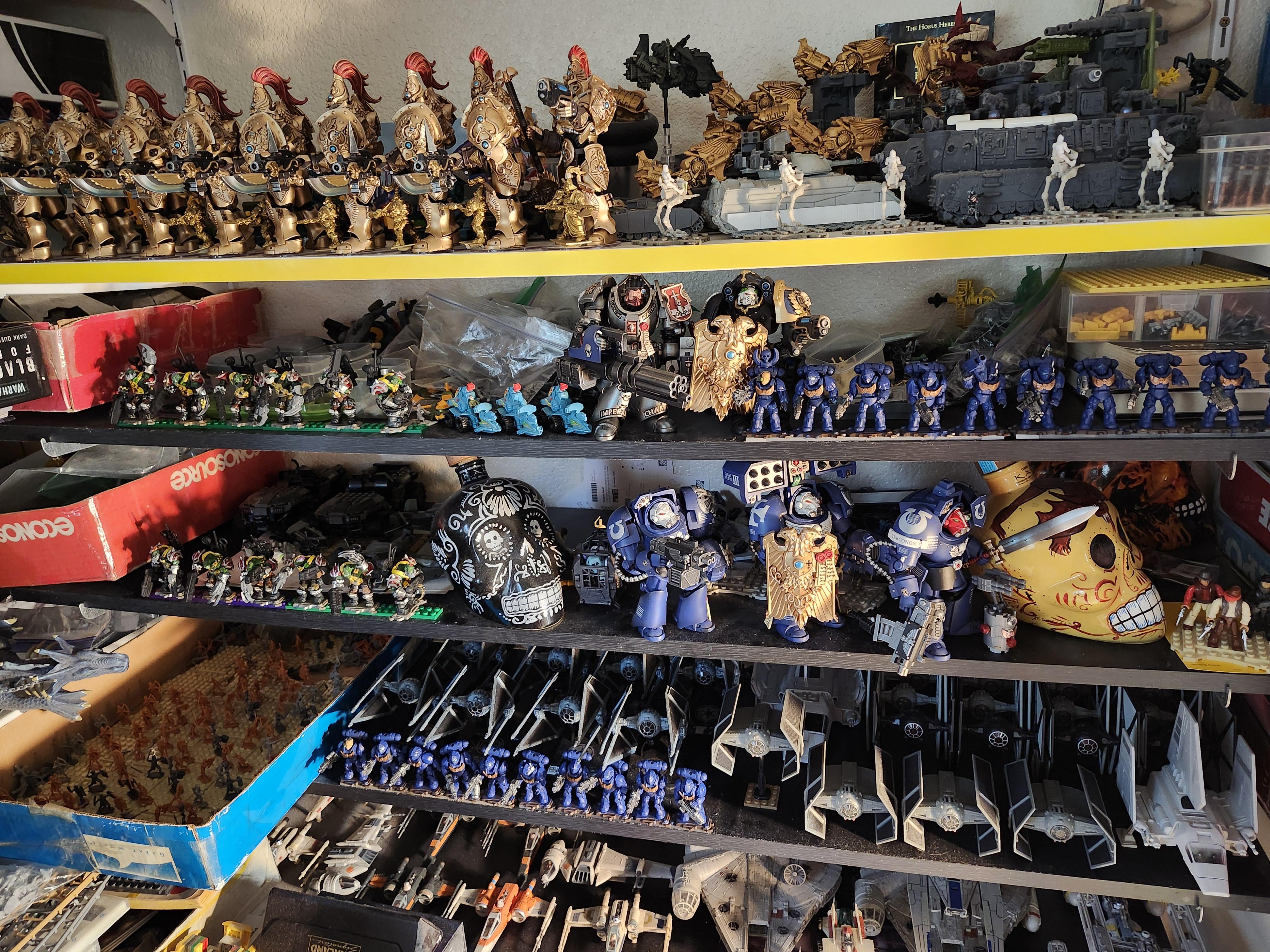 Adeptus Custodes, Space Marines, Star Wars, Tie Fighter, Toys