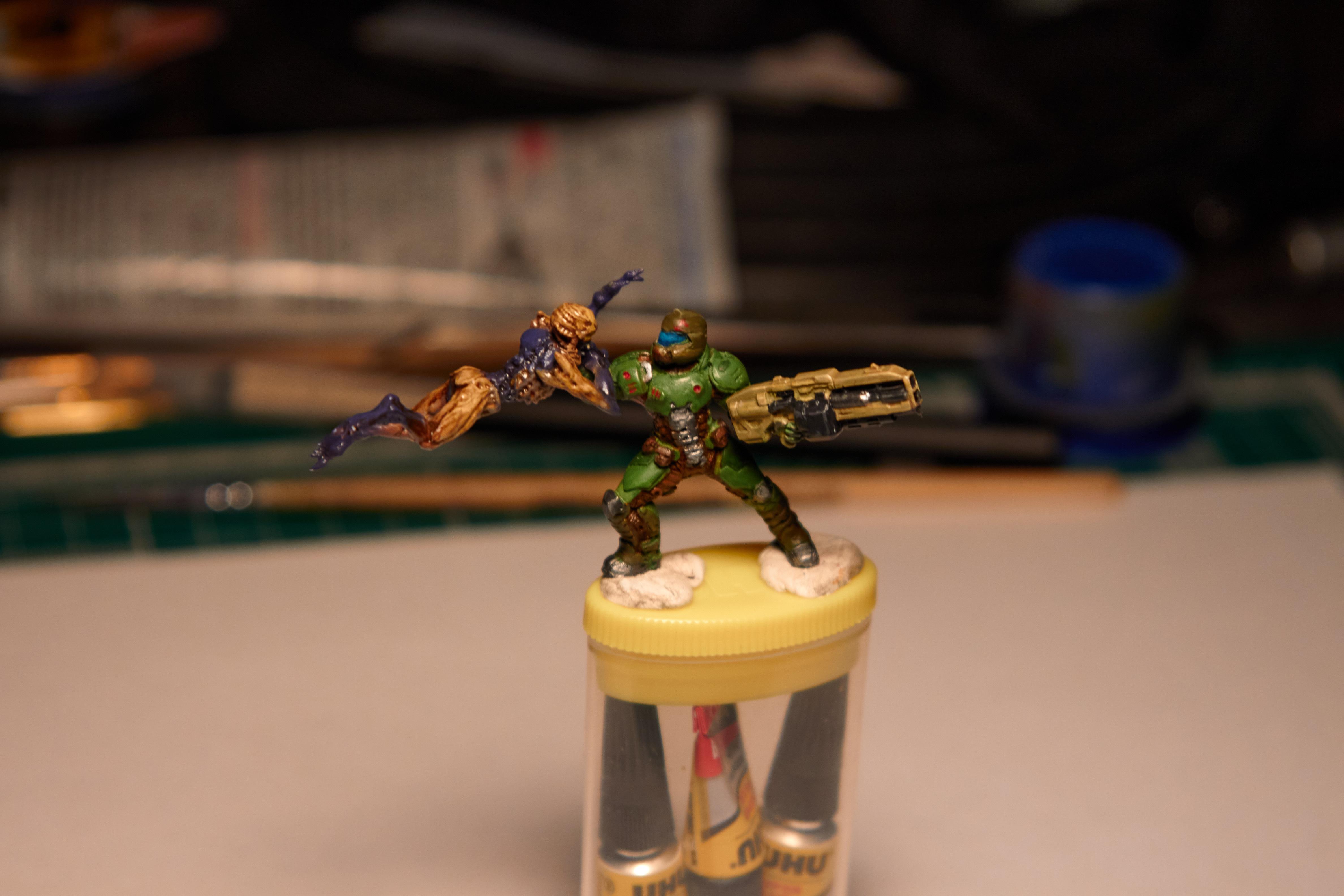 Doom, Doom 2016, Doom Guy, Imp, Klukva Miniatures