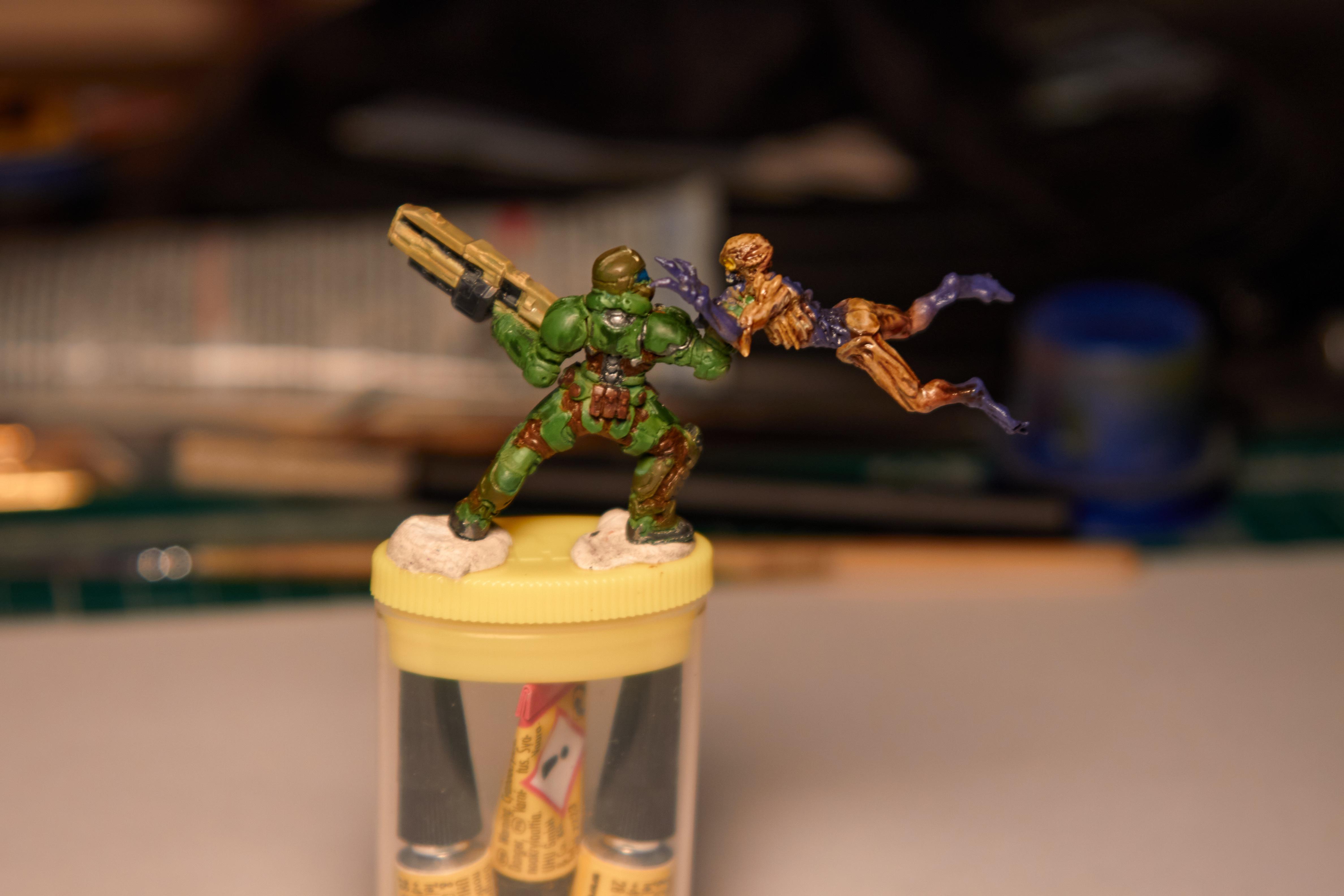 Doom, Doom 2016, Doom Guy, Imp, Klukva Miniatures