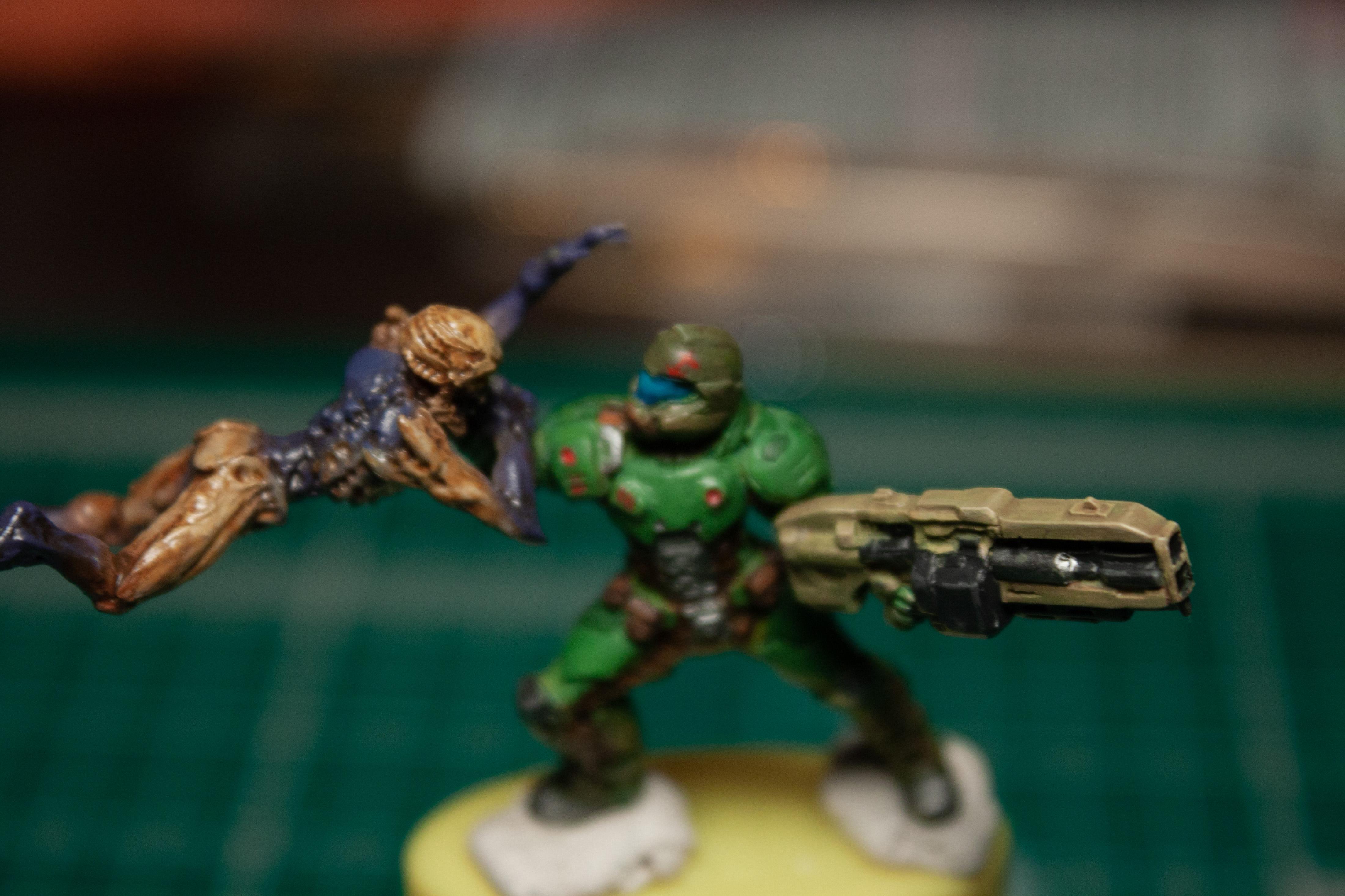 Doom, Doom 2016, Doom Guy, Imp, Klukva Miniatures