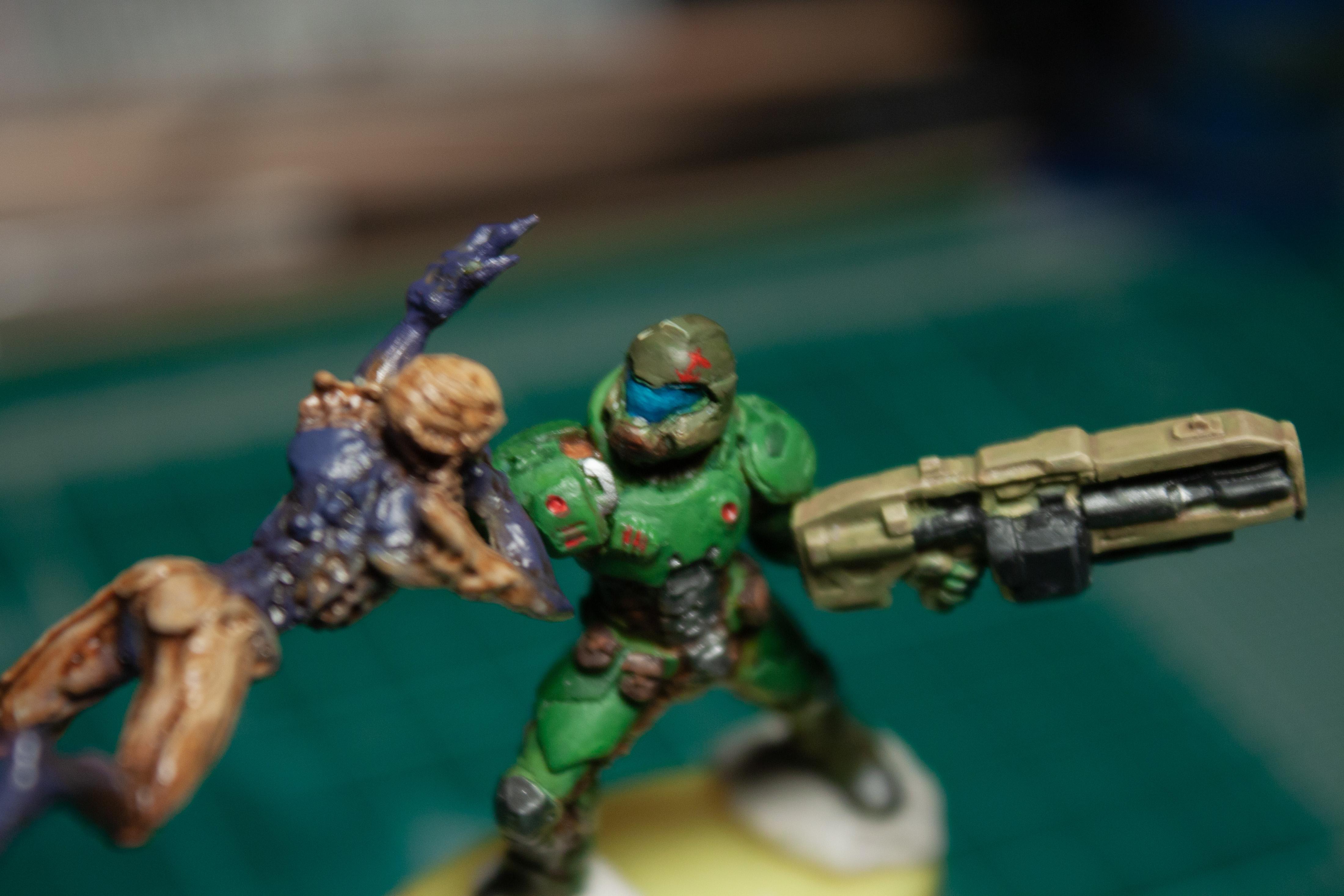 Doom, Doom 2016, Doom Guy, Imp, Klukva Miniatures
