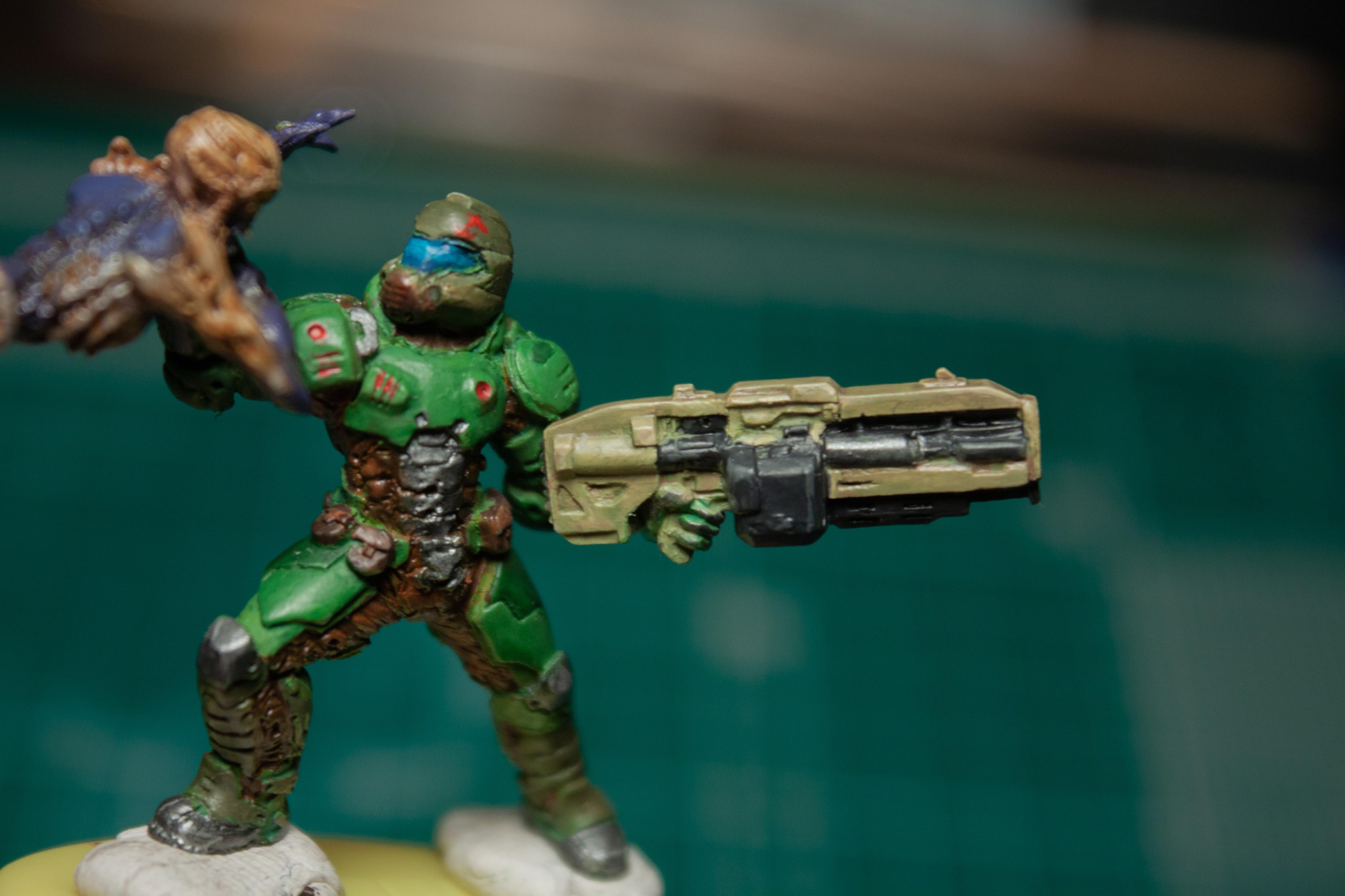 Doom, Doom 2016, Doom Guy, Imp, Klukva Miniatures
