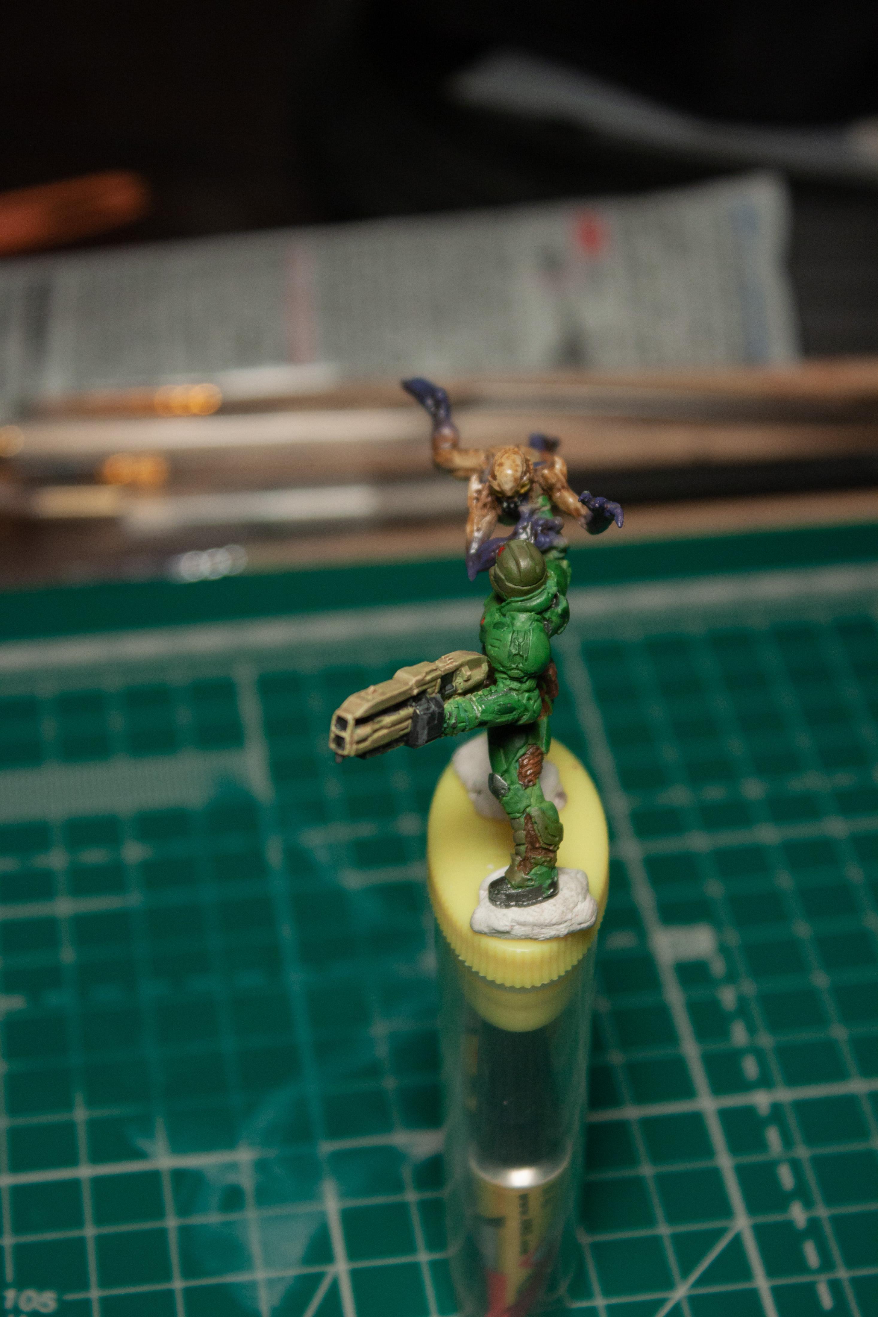 Doom, Doom 2016, Doom Guy, Imp, Klukva Miniatures