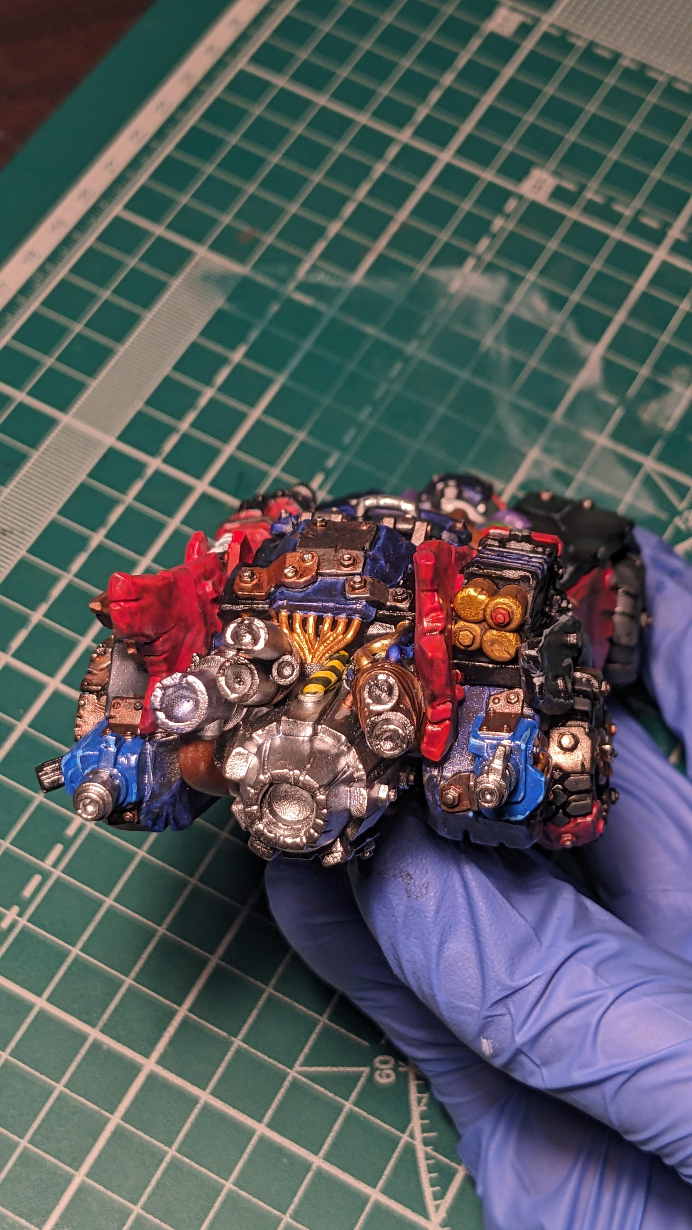 Batmobile, Carbon, Megatrakk Scrapjet, Orcs, Orks, Puppetswar Miniatures, Speed Freeks, Warhammer 40,000