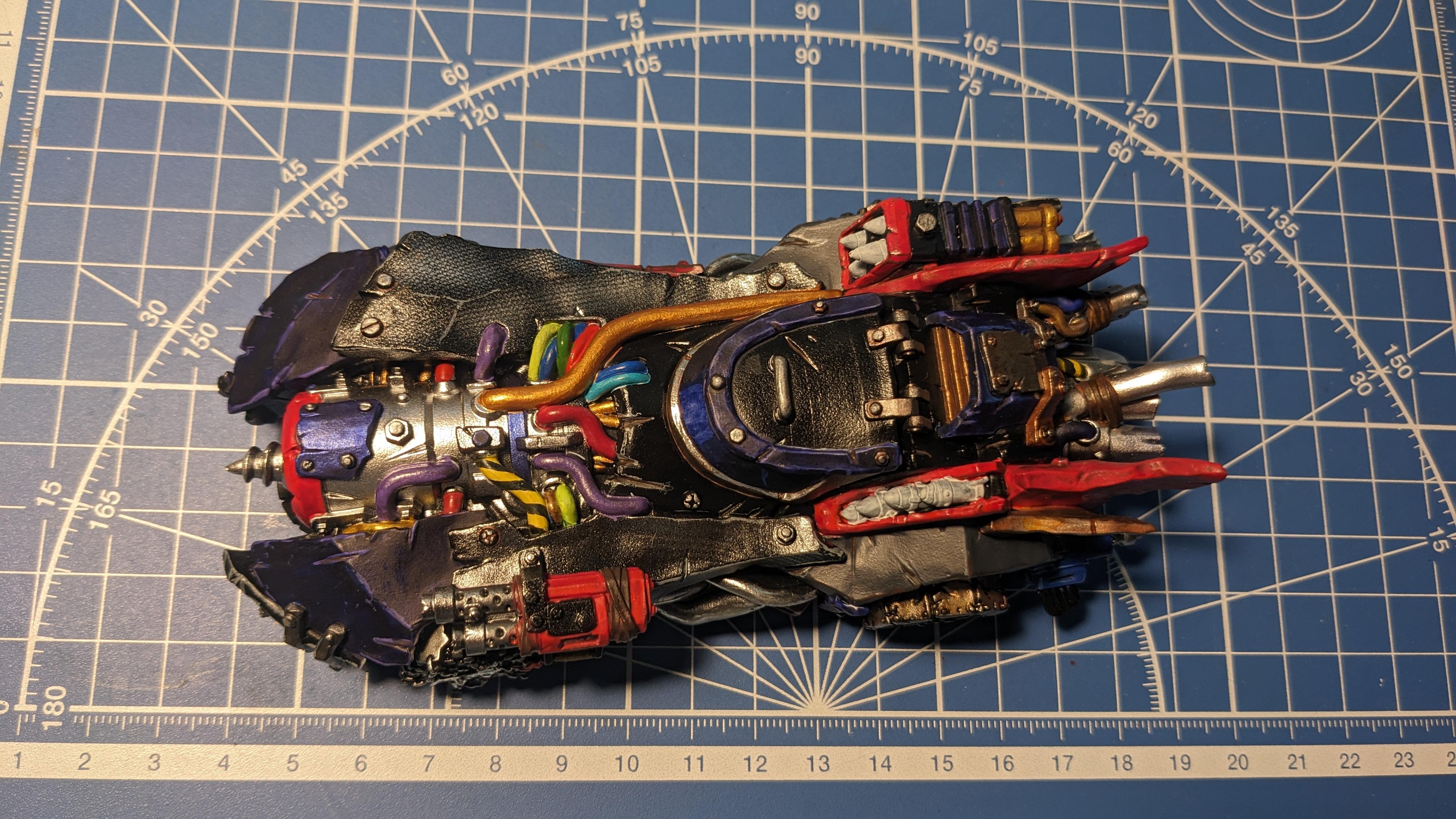 Batmobile, Carbon, Megatrakk Scrapjet, Orcs, Orks, Puppetswar Miniatures, Speed Freeks, Warhammer 40,000