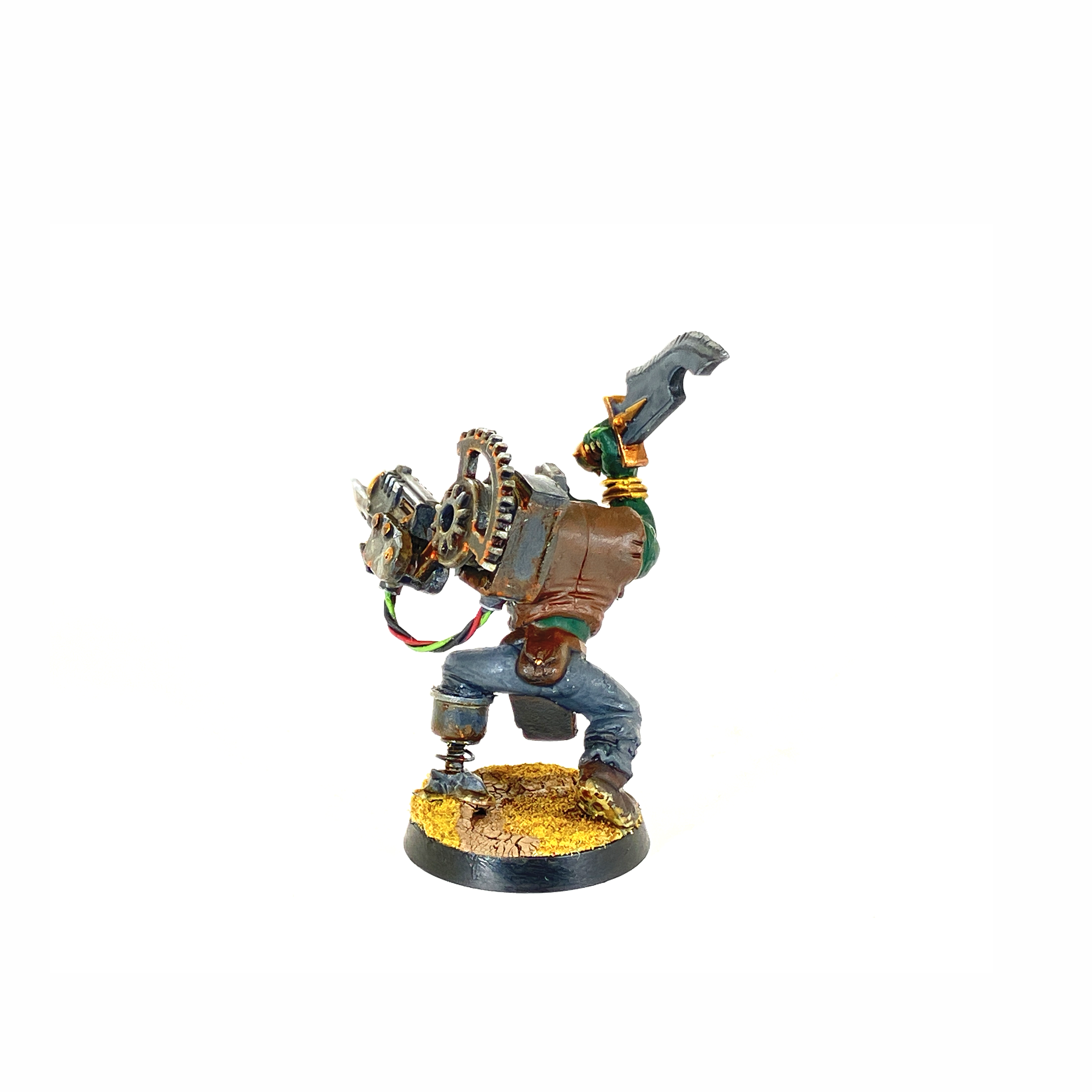 Bionik, Conversion, Cybork, Freebooter, Greenstuff, Kitbash, Orks, Scratch Build, Slugga Boy, Warhammer 40,000