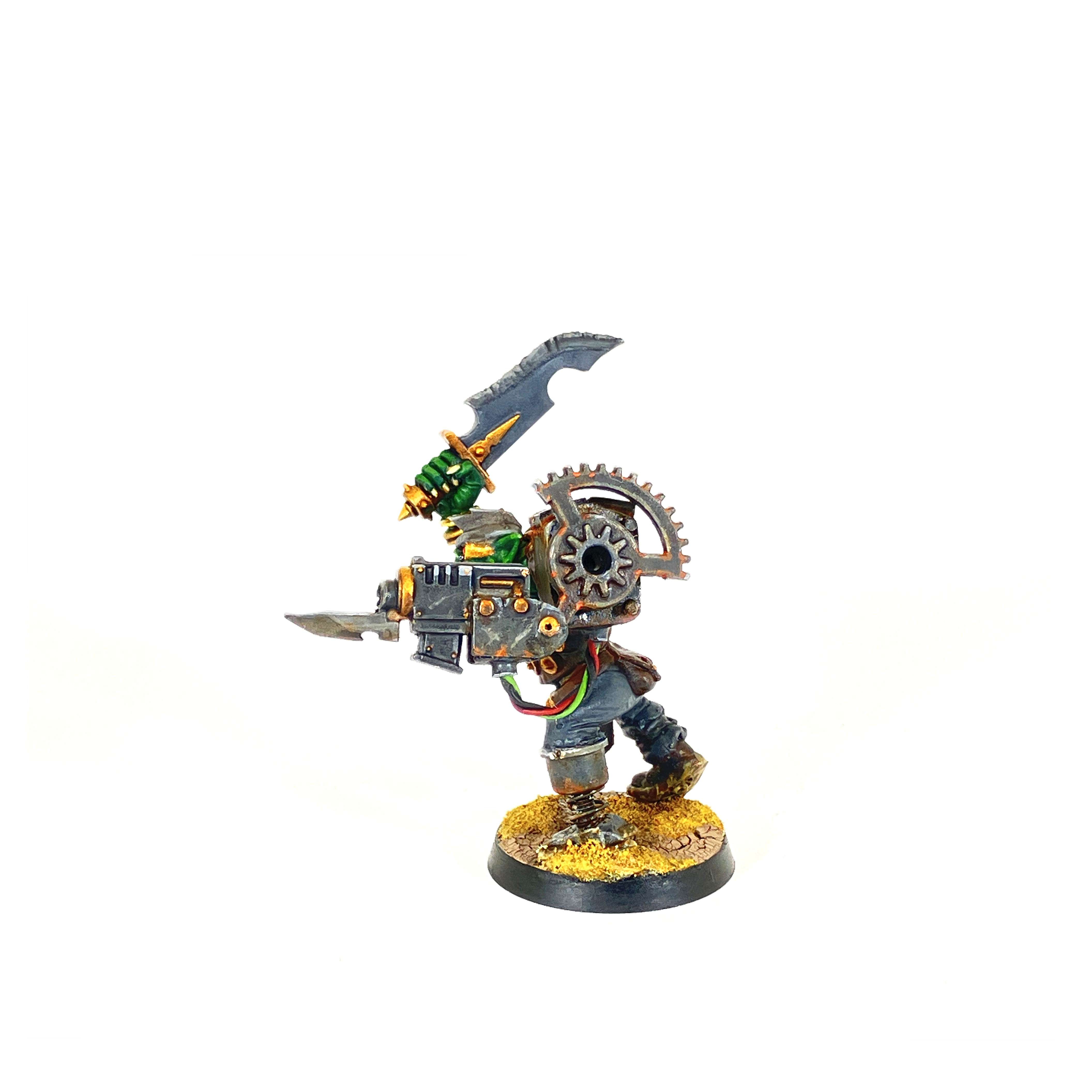 Bionik, Conversion, Cybork, Freebooter, Greenstuff, Kitbash, Orks, Scratch Build, Slugga Boy, Warhammer 40,000