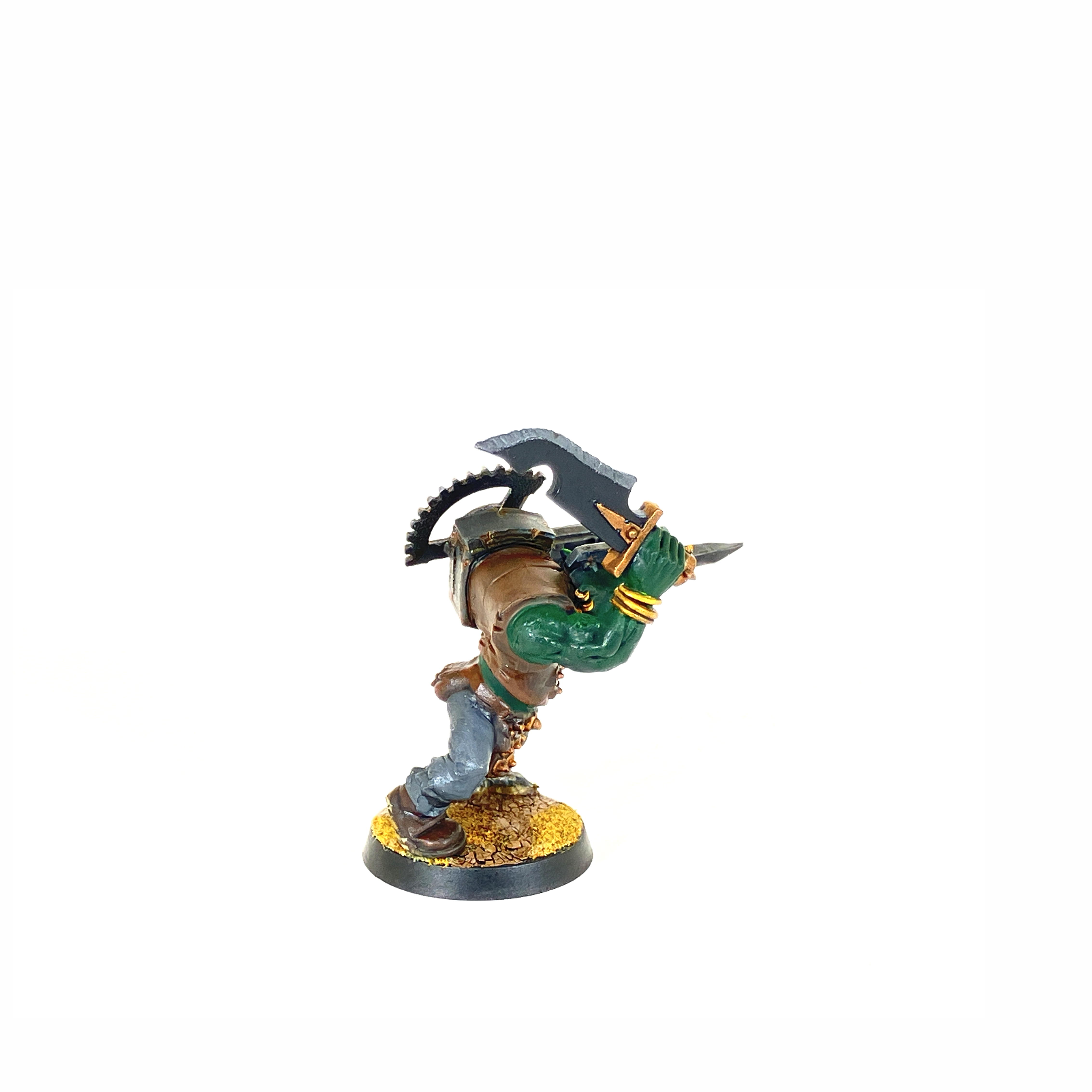 Bionik, Conversion, Cybork, Freebooter, Greenstuff, Kitbash, Orks, Scratch Build, Slugga Boy, Warhammer 40,000