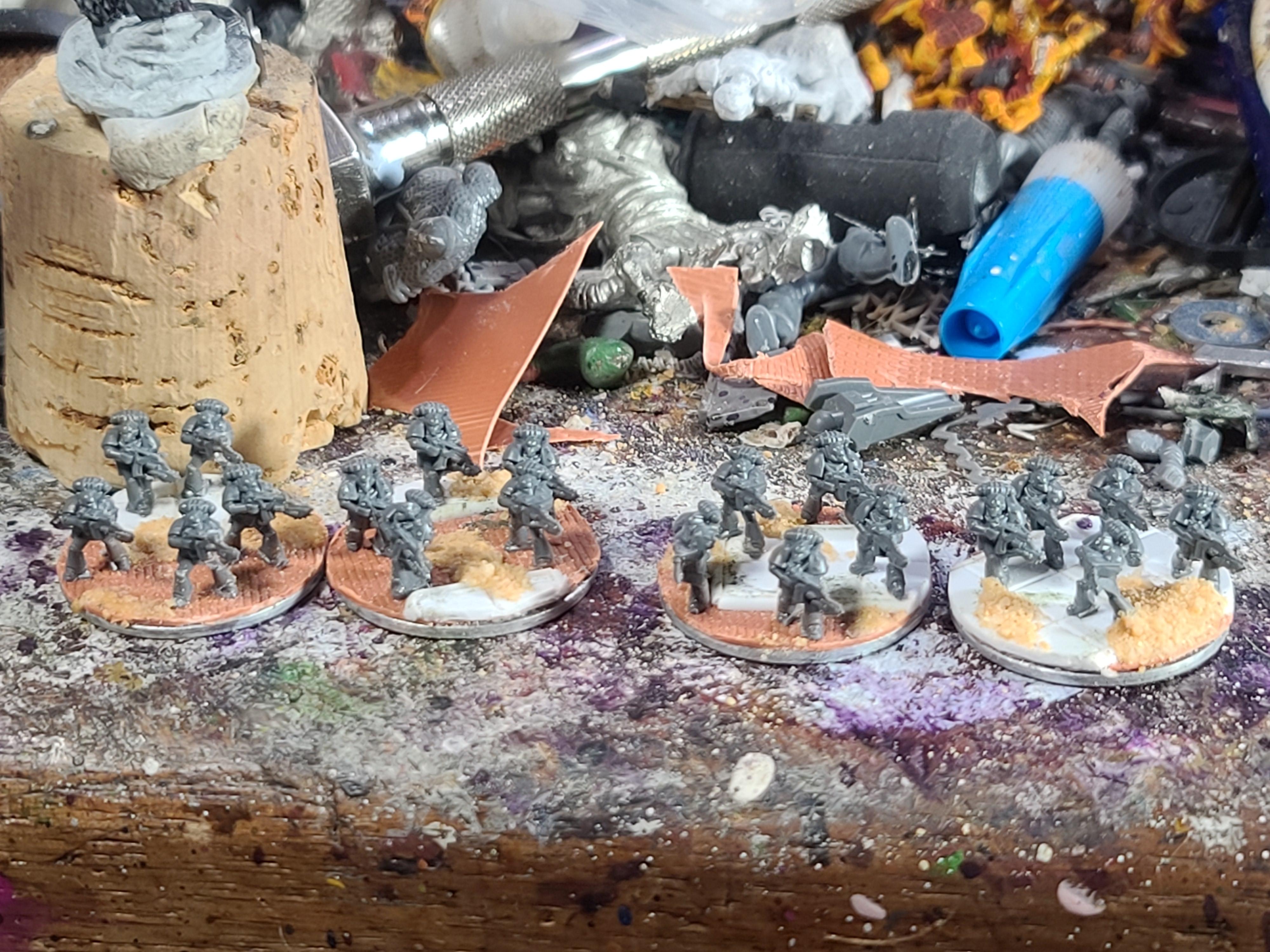 8mm, City Base, Games Workshop, Legions Imperialis, Space Marines, Tactical Squad