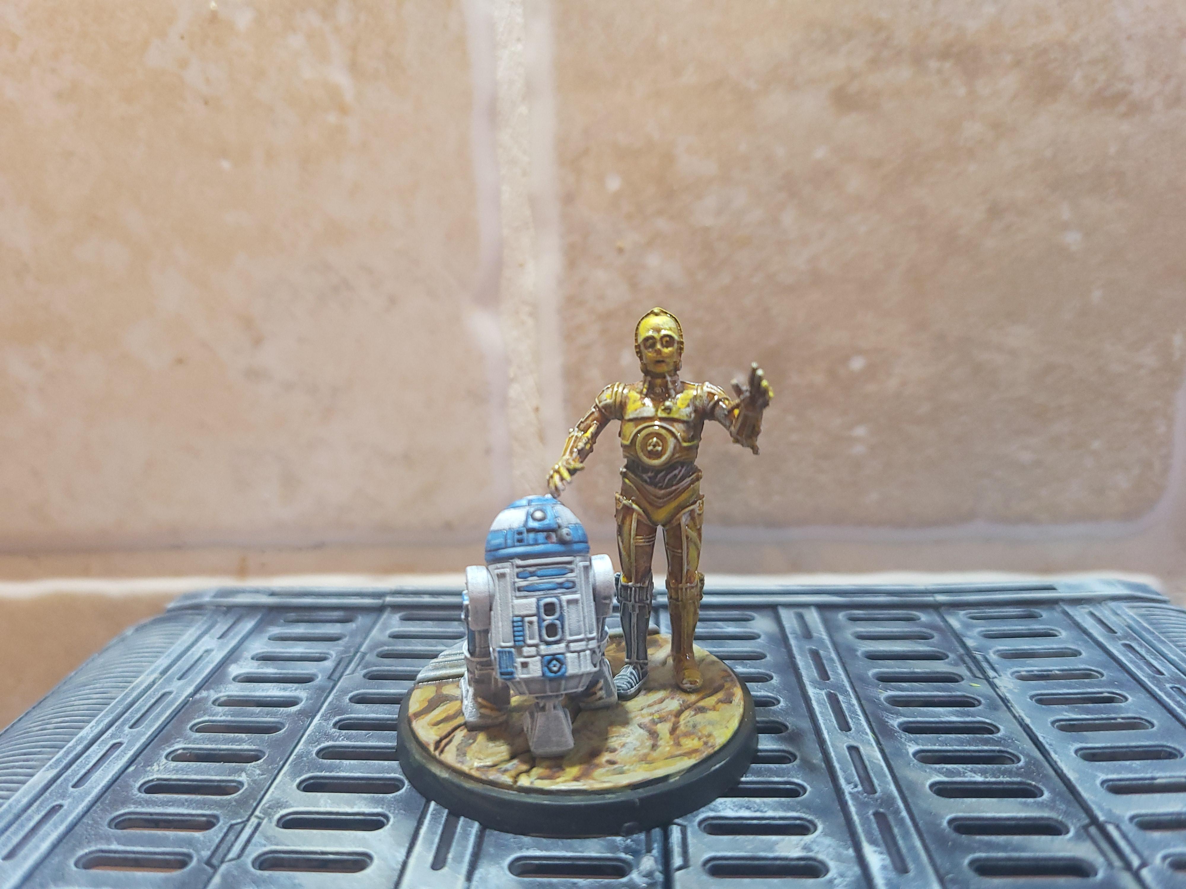 Droid, R2D2 and C3P0