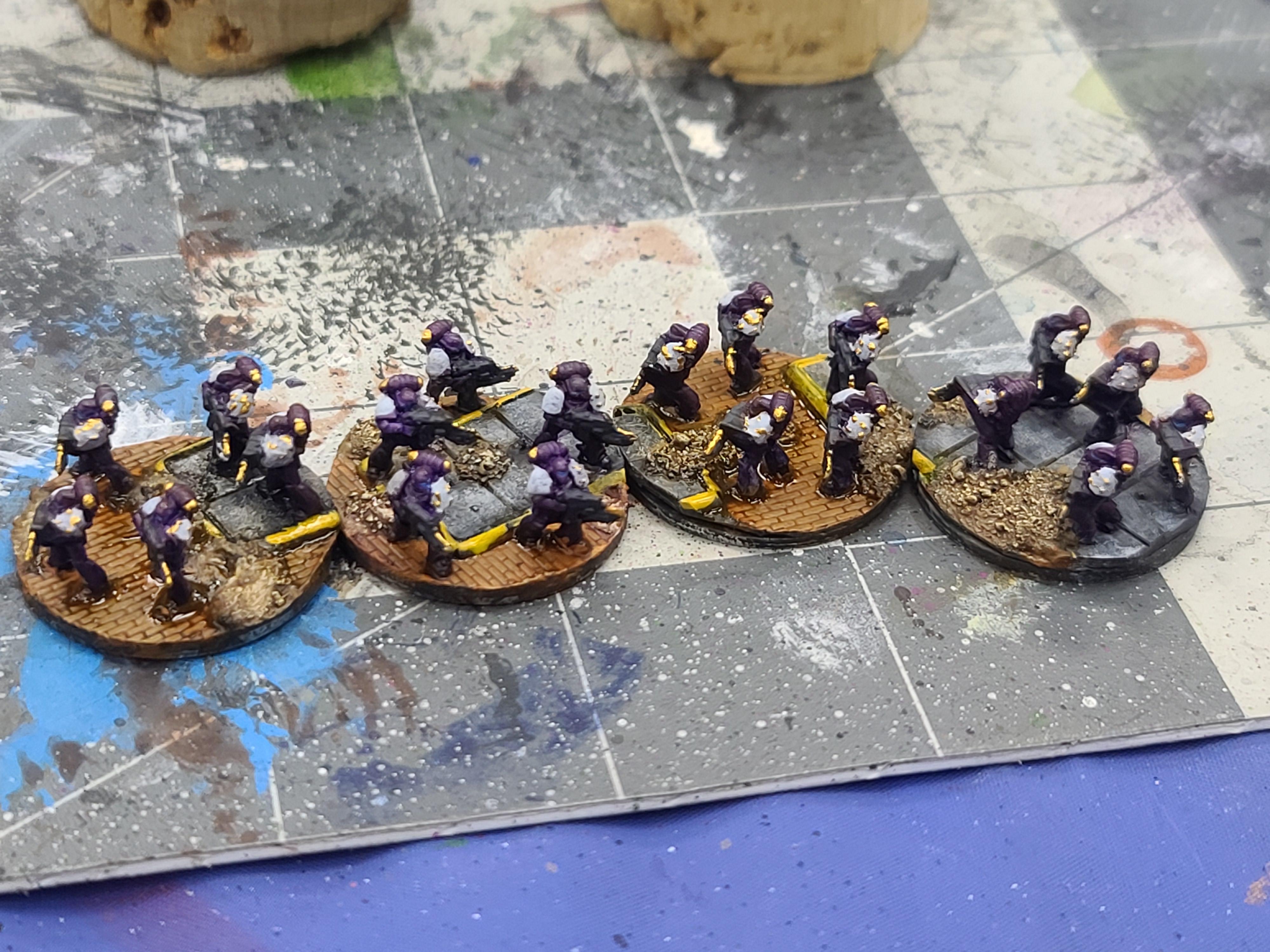 8mm, Emperor's Children, Games Workshop, Legions Imperialis, Space Marines, Tactical Squad