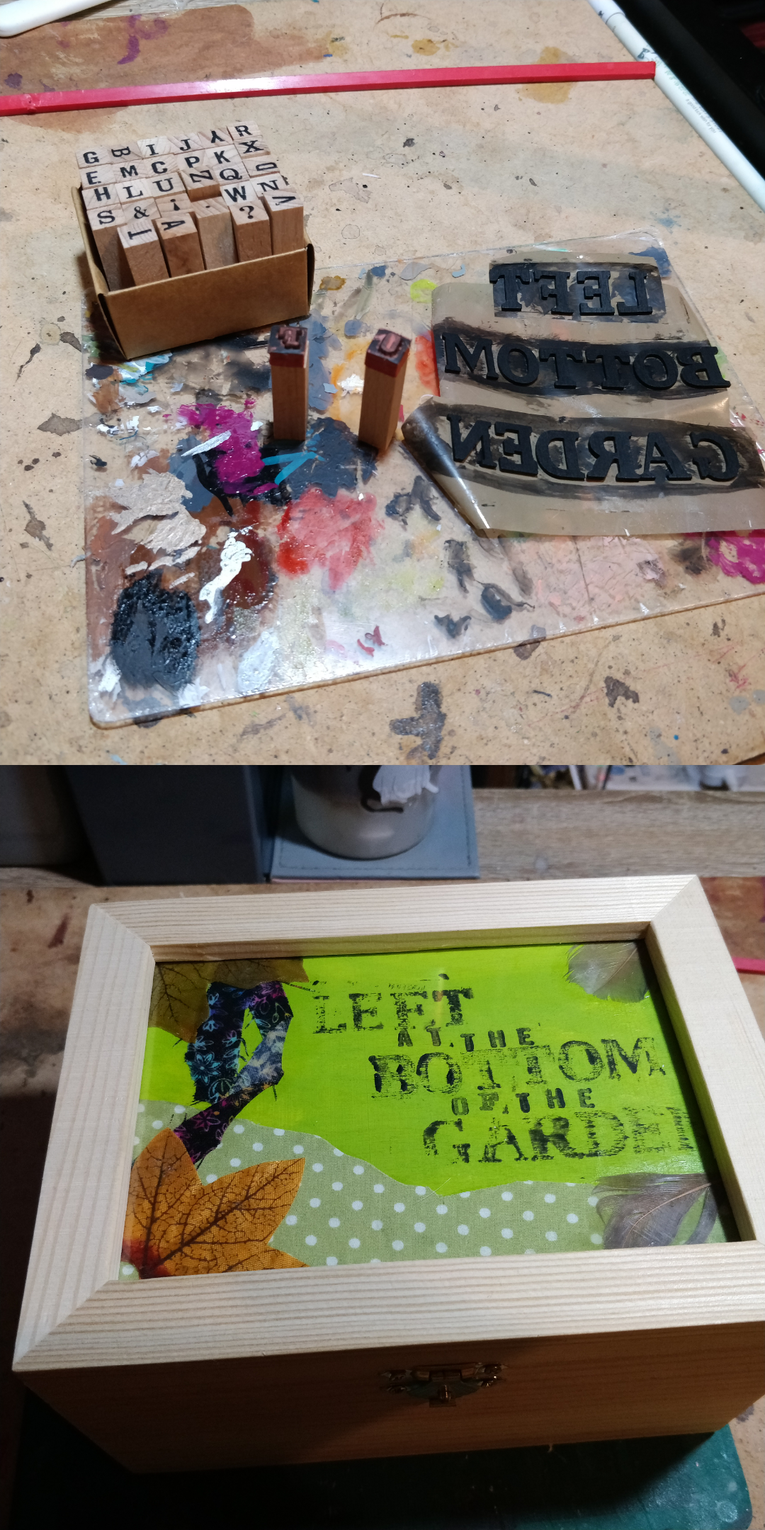 Box, Cloth, Cute, Lbg, Left At The Bottom Of The Garden, Stamp