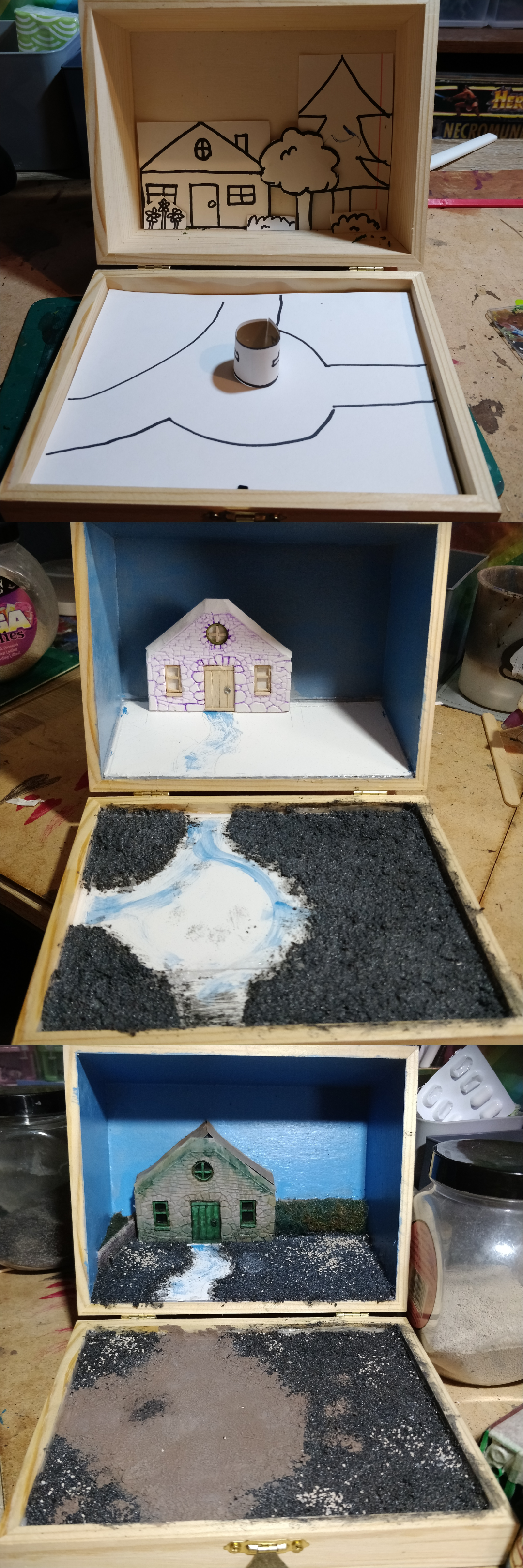 Box, Cloth, Cute, House, Lbg, Left At The Bottom Of The Garden, Terrain