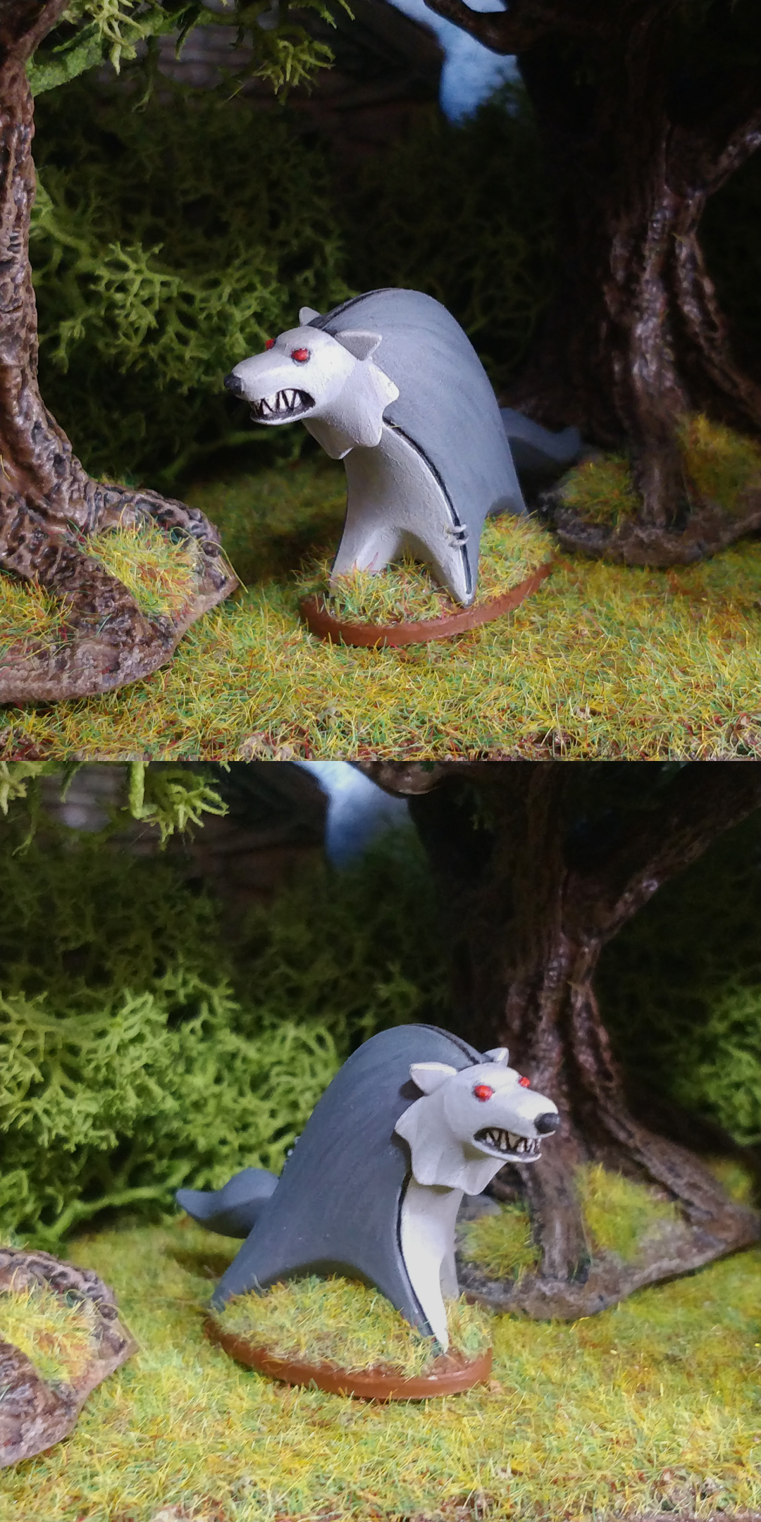 Cloth, Cute, Lbg, Left At The Bottom Of The Garden, Statuesque Miniatures, Wolf