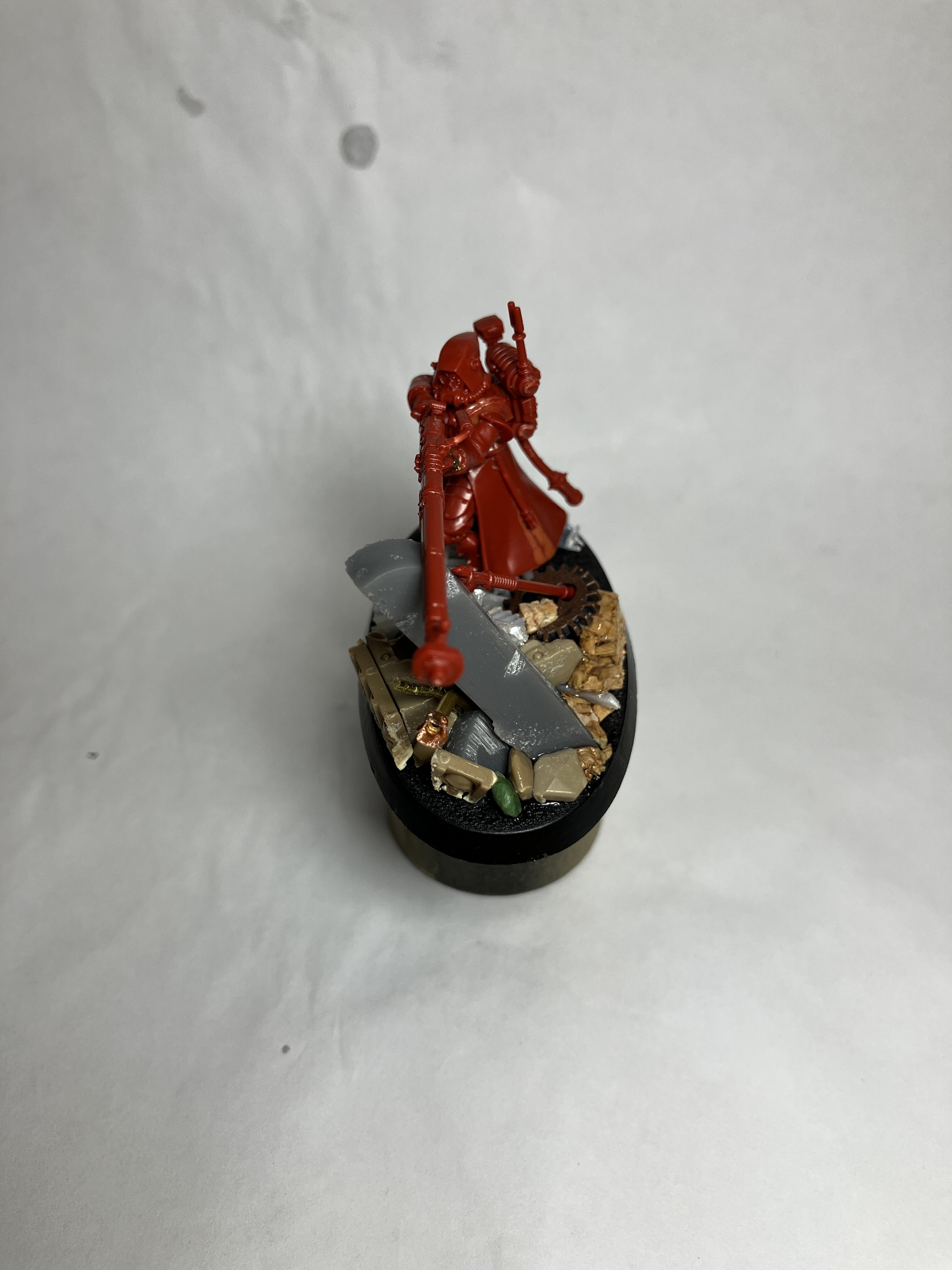 Ad Mech, Adeptus Mechanicus, Base, Rangers, Rubble, Skitarii, Terrain, Transuranic Arquebus, Vanguard, Warhammer 40,000