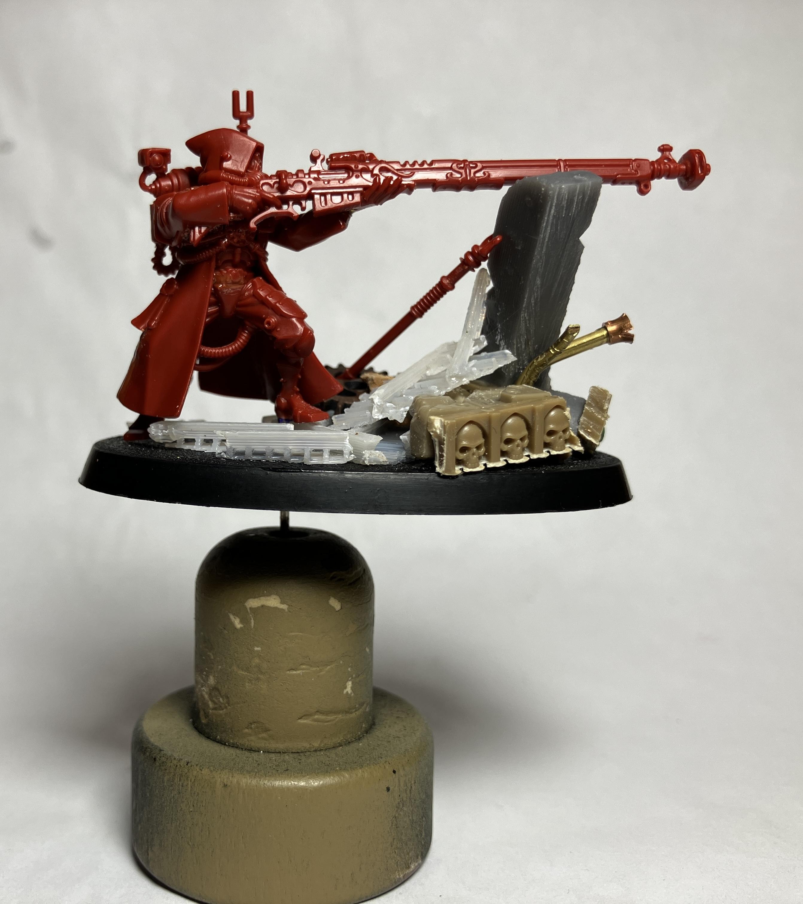Ad Mech, Adeptus Mechanicus, Base, Rangers, Rubble, Skitarii, Terrain, Transuranic Arquebus, Vanguard, Warhammer 40,000