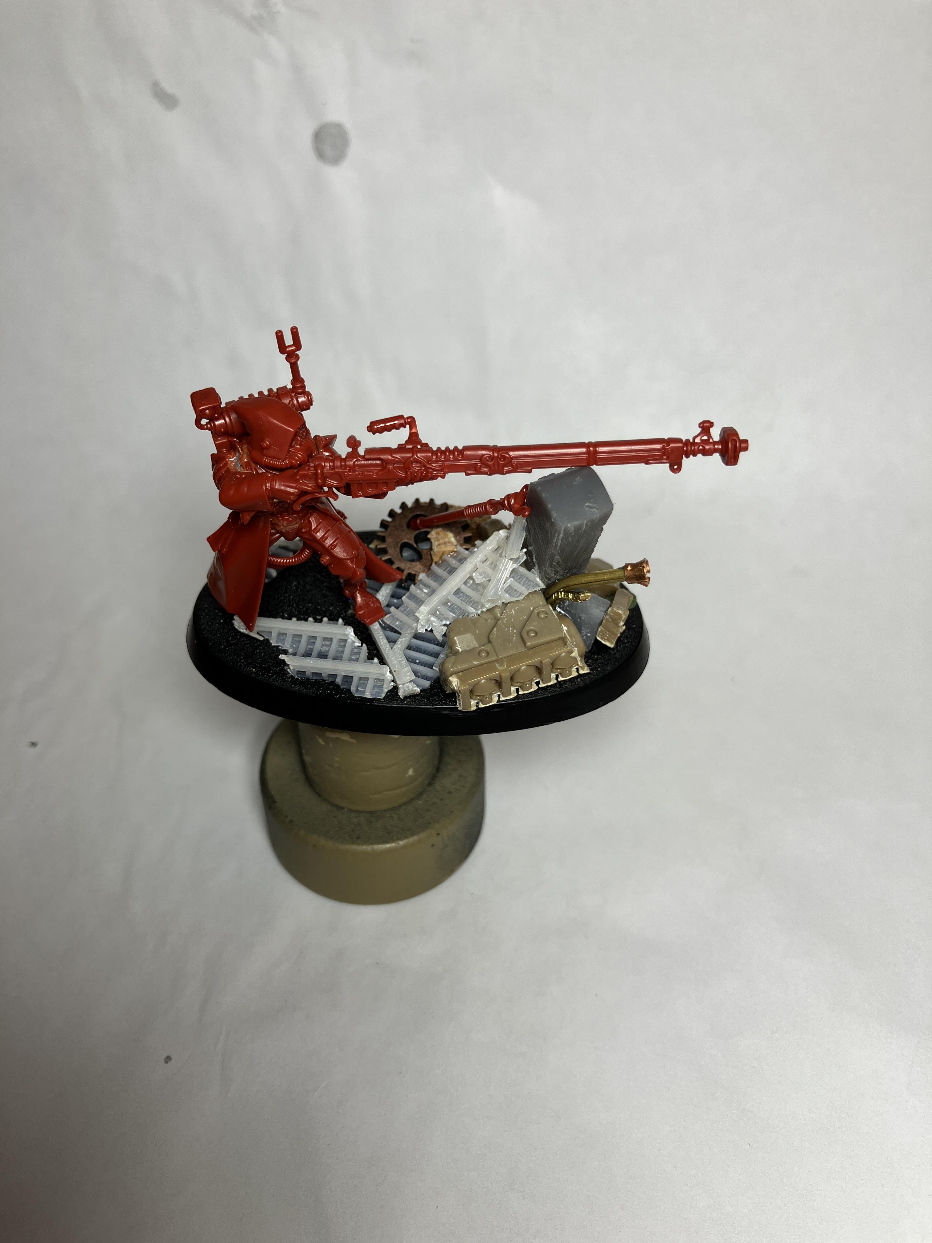 Ad Mech, Adeptus Mechanicus, Base, Rangers, Rubble, Skitarii, Terrain, Transuranic Arquebus, Vanguard, Warhammer 40,000