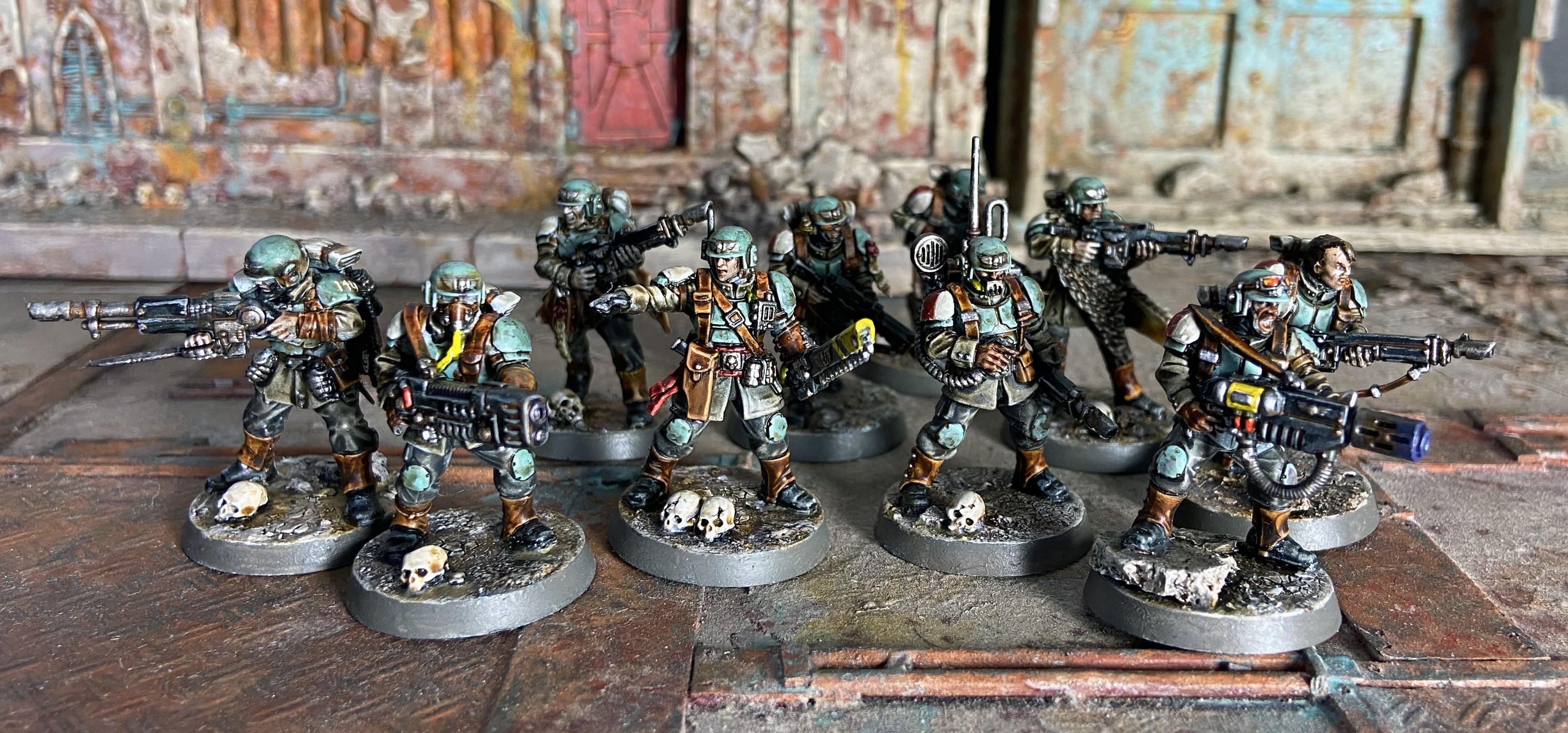 Astra Militarum, Cadians, Imperial Guard, Infantry Squad