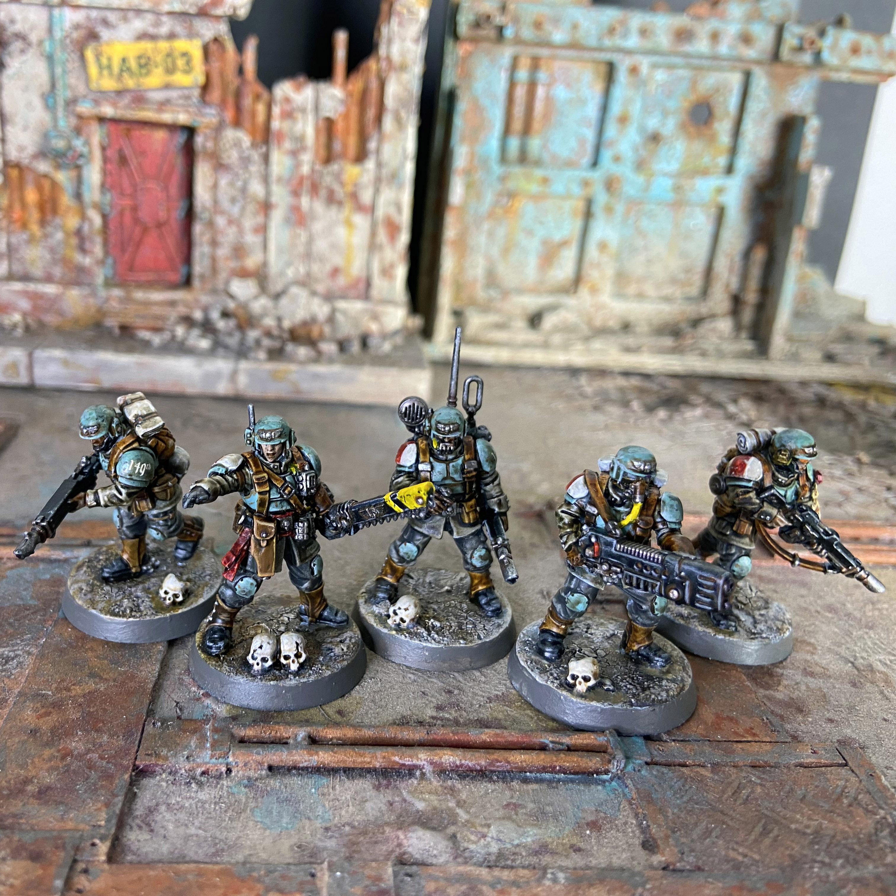 Astra Militarum, Cadians, Imperial Guard, Infantry Squad