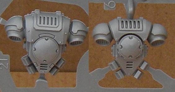 Backpack Comparison Intercessor - Heavy Intercessor