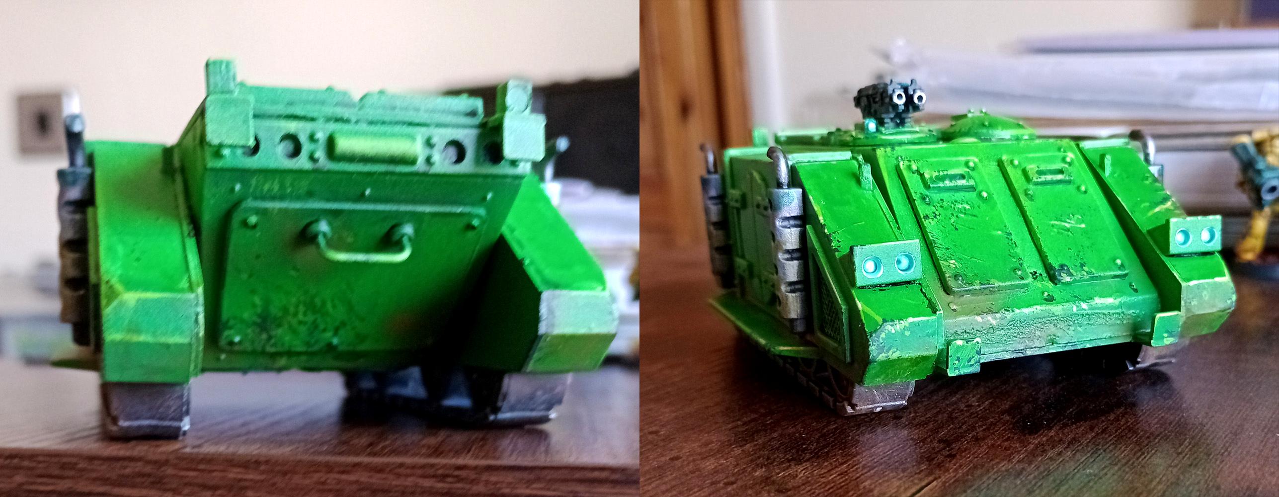 Scratchbuilt rear Rhino door