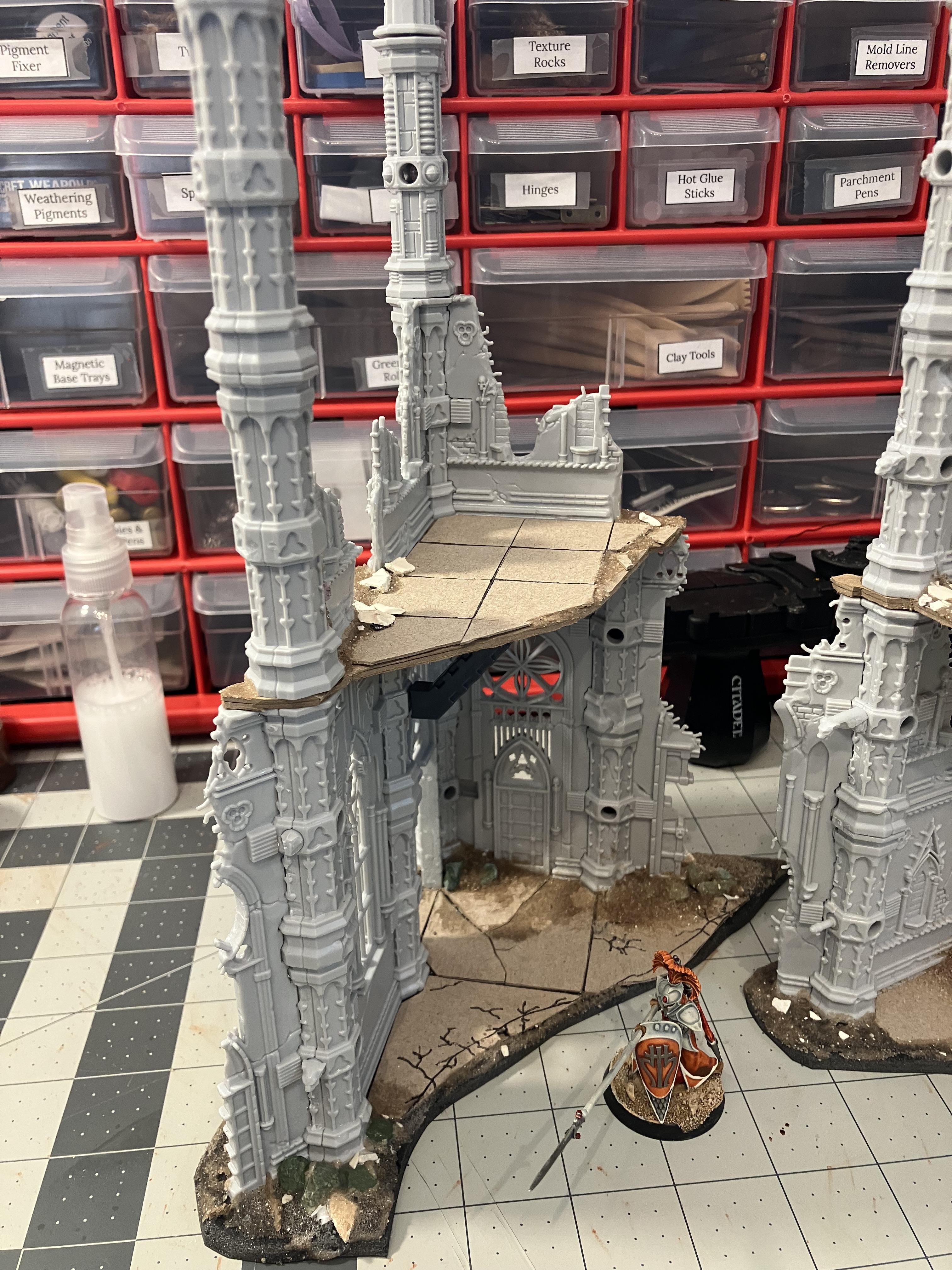 Commission, Rampart Terrain, Ruins, Terrain, Work In Progress