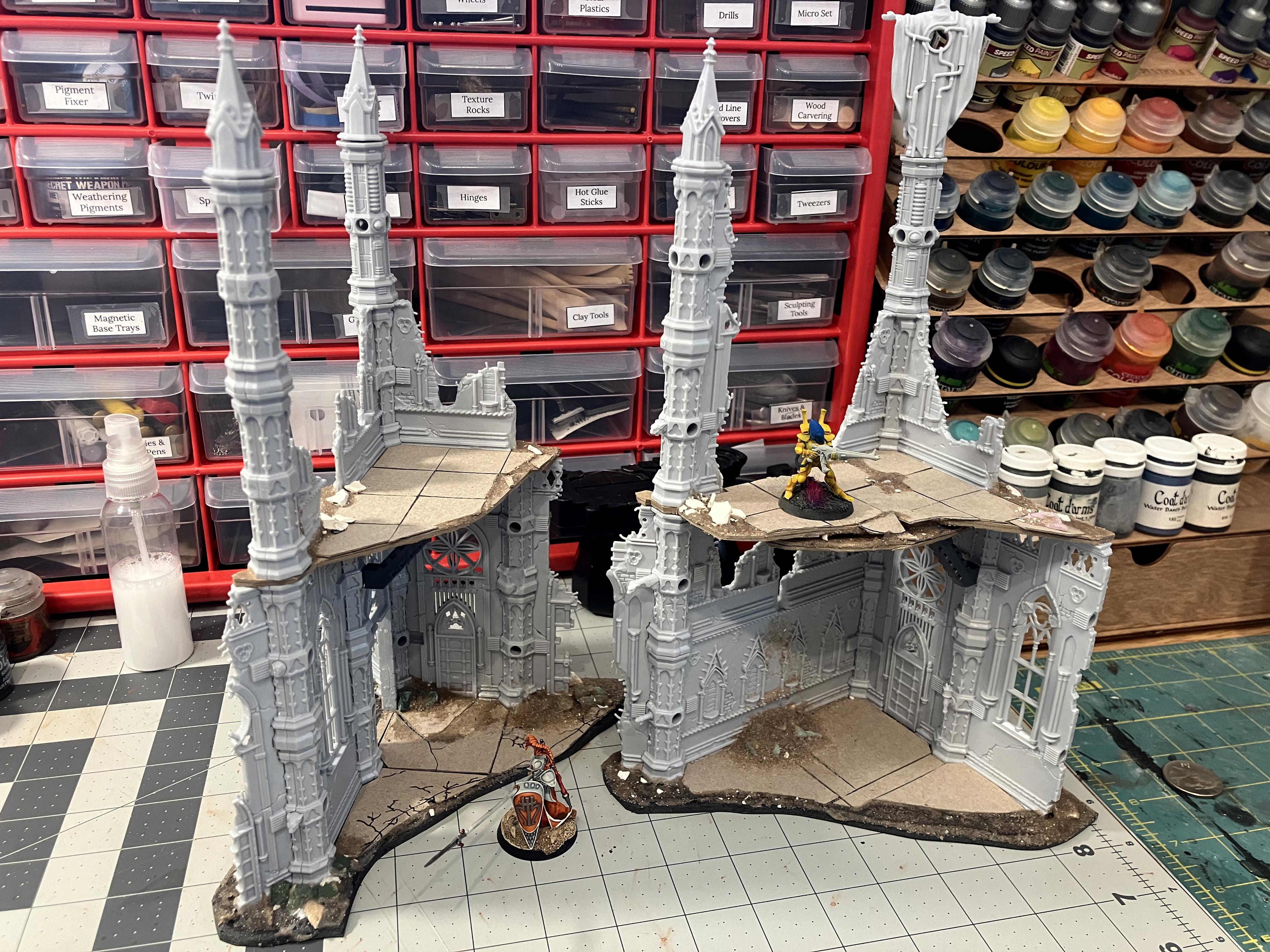Commission, Rampart Terrain, Ruins, Terrain, Work In Progress
