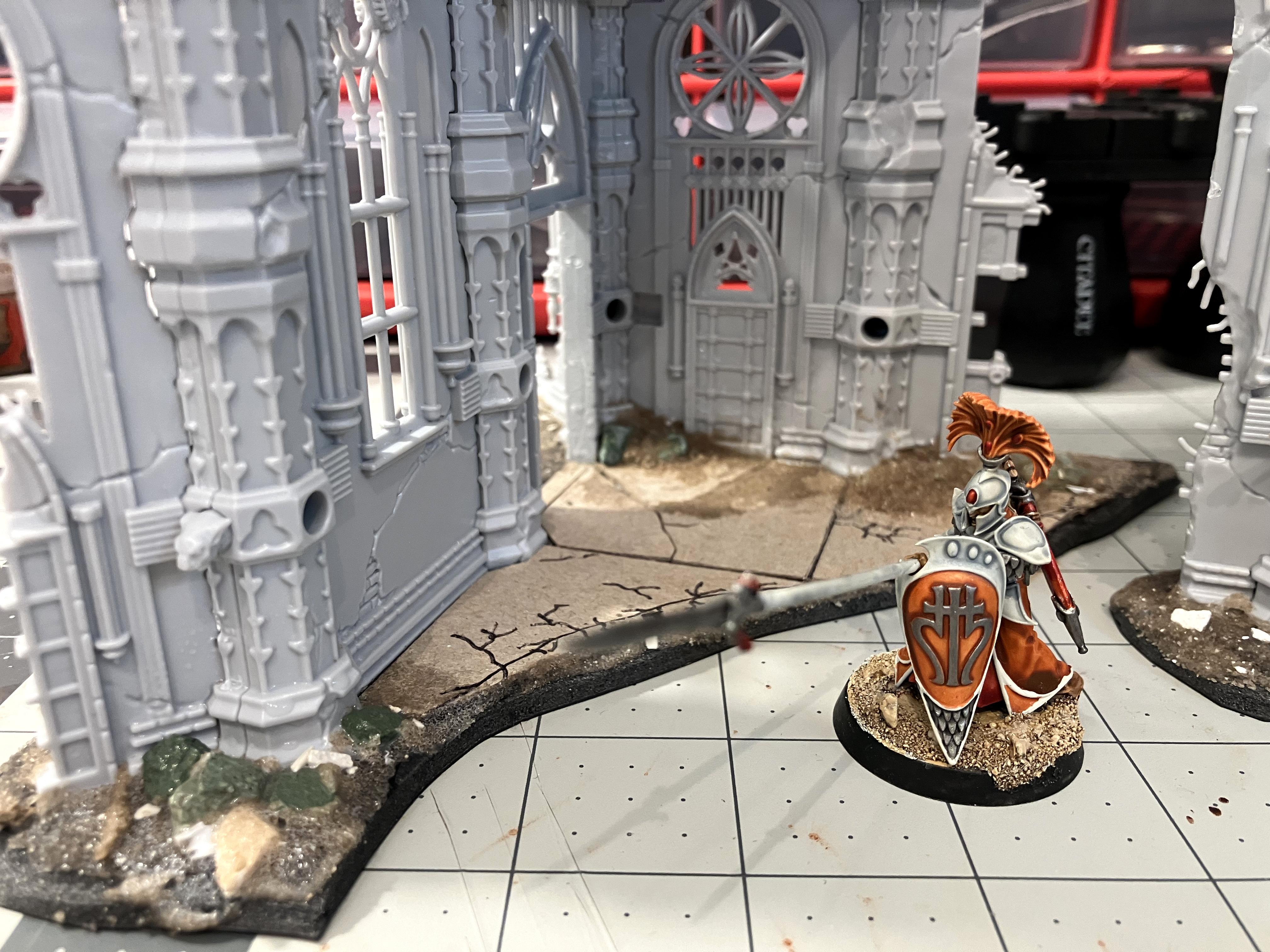 Commission, Rampart Terrain, Ruins, Terrain, Work In Progress